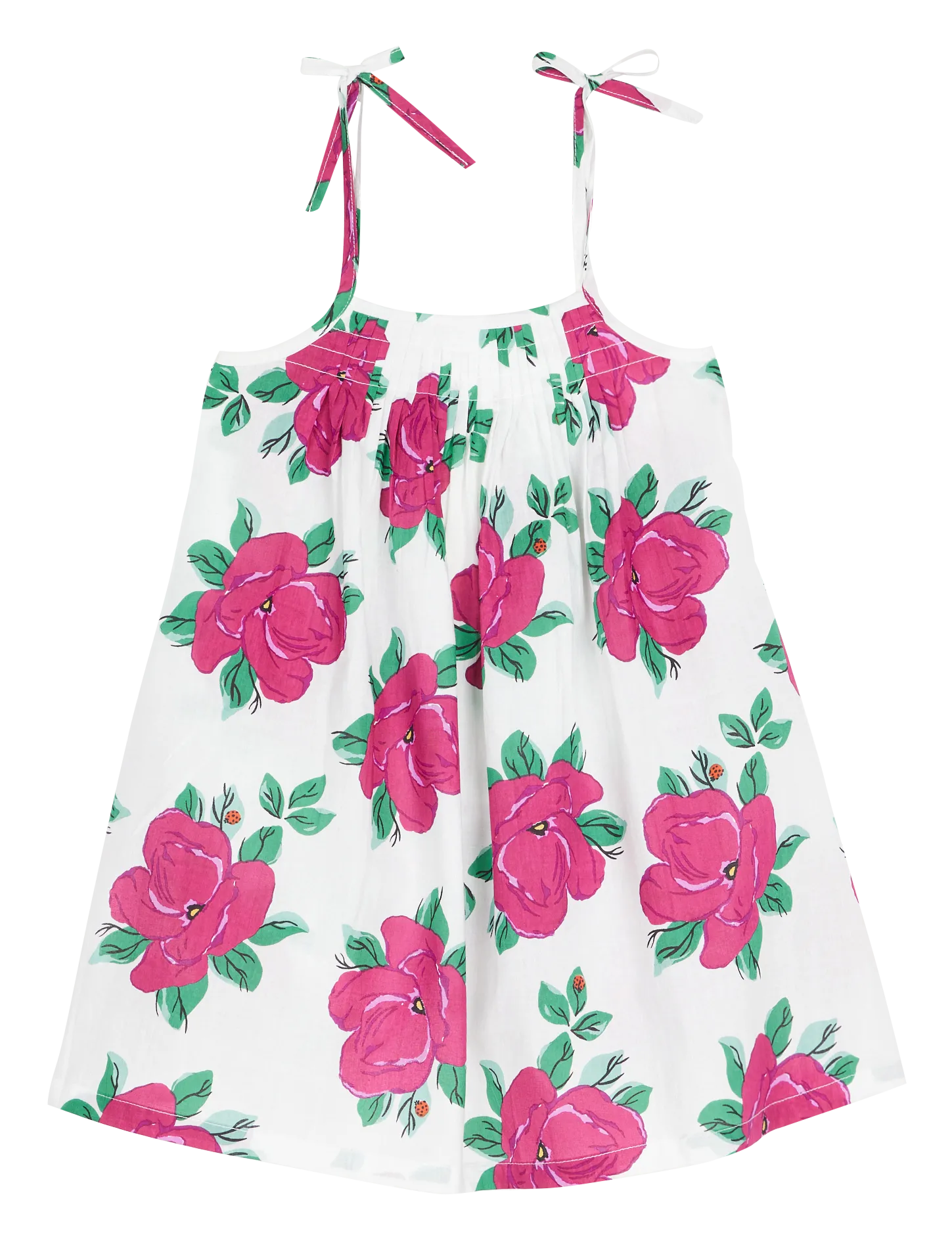 Trägerkleid aus Baumwolle Mehrfarbig VIOLETTE