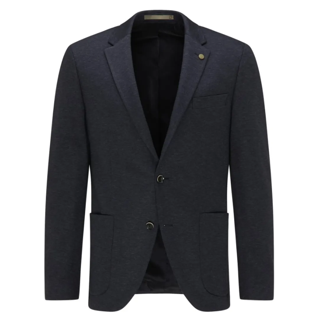 Benvenuto Sakko Jackett Riva 1.1 blau unifarben 43146641330 1254