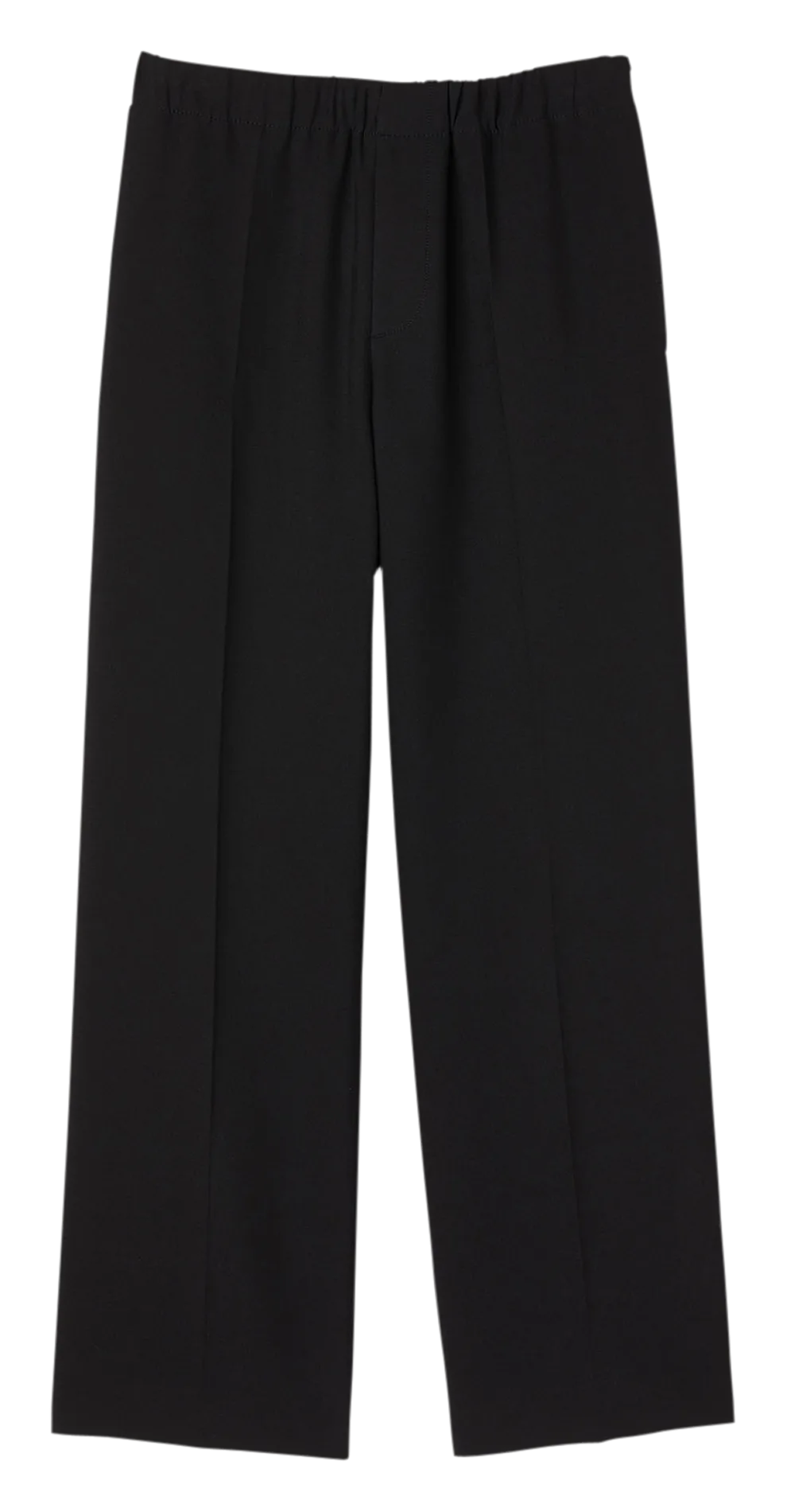 Weite Jerseyhose Schwarz