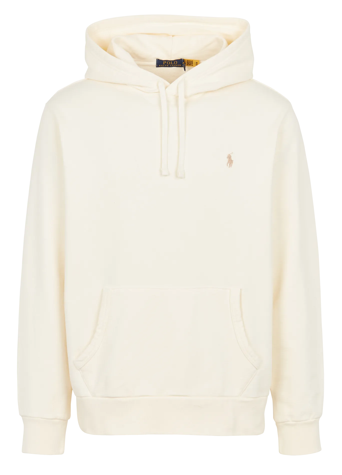 Kapuzensweatshirt aus Baumwolle Beige