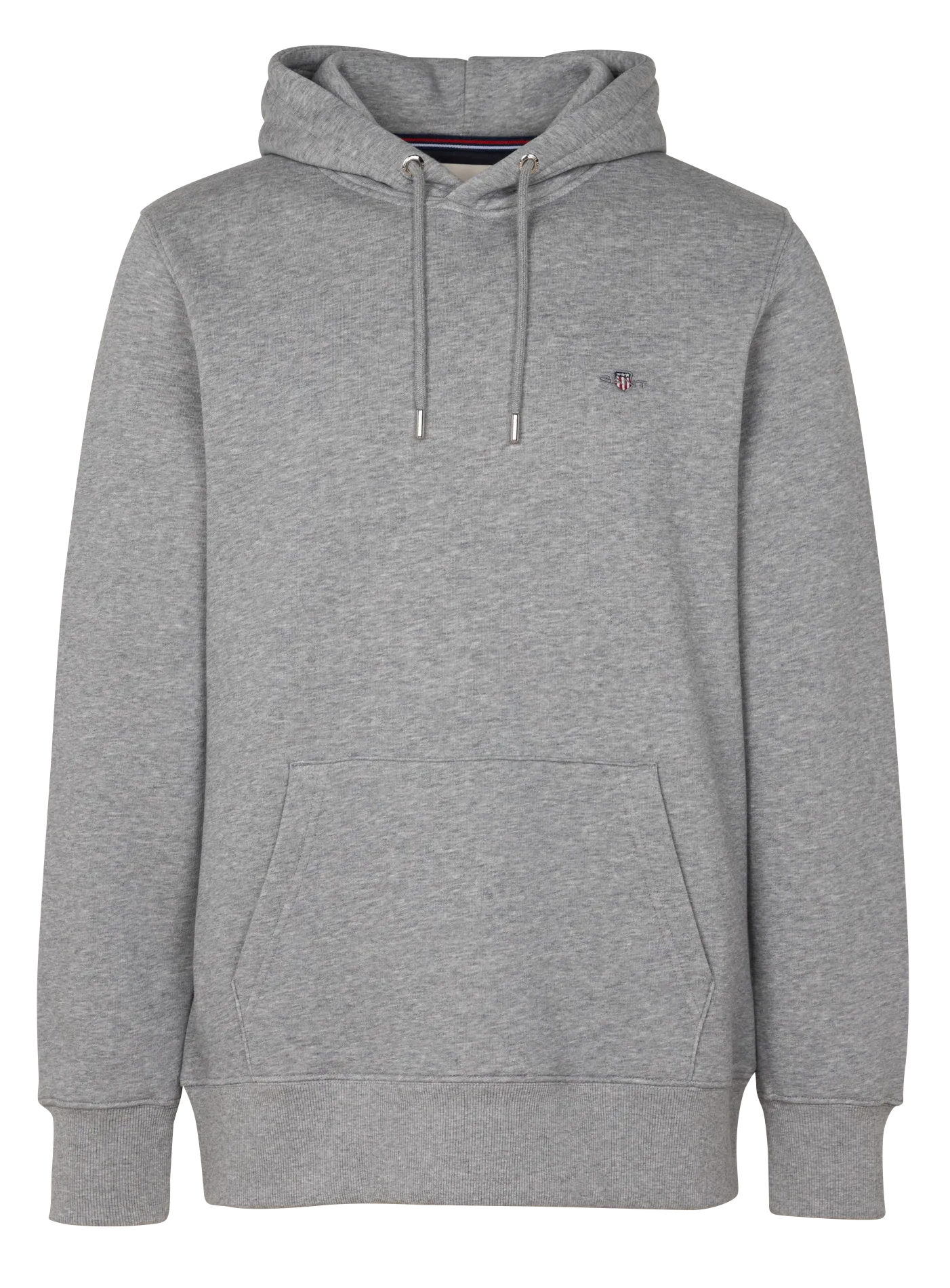 Kapuzensweatshirt aus Baumwoll-Mix, Regular Fit Grau