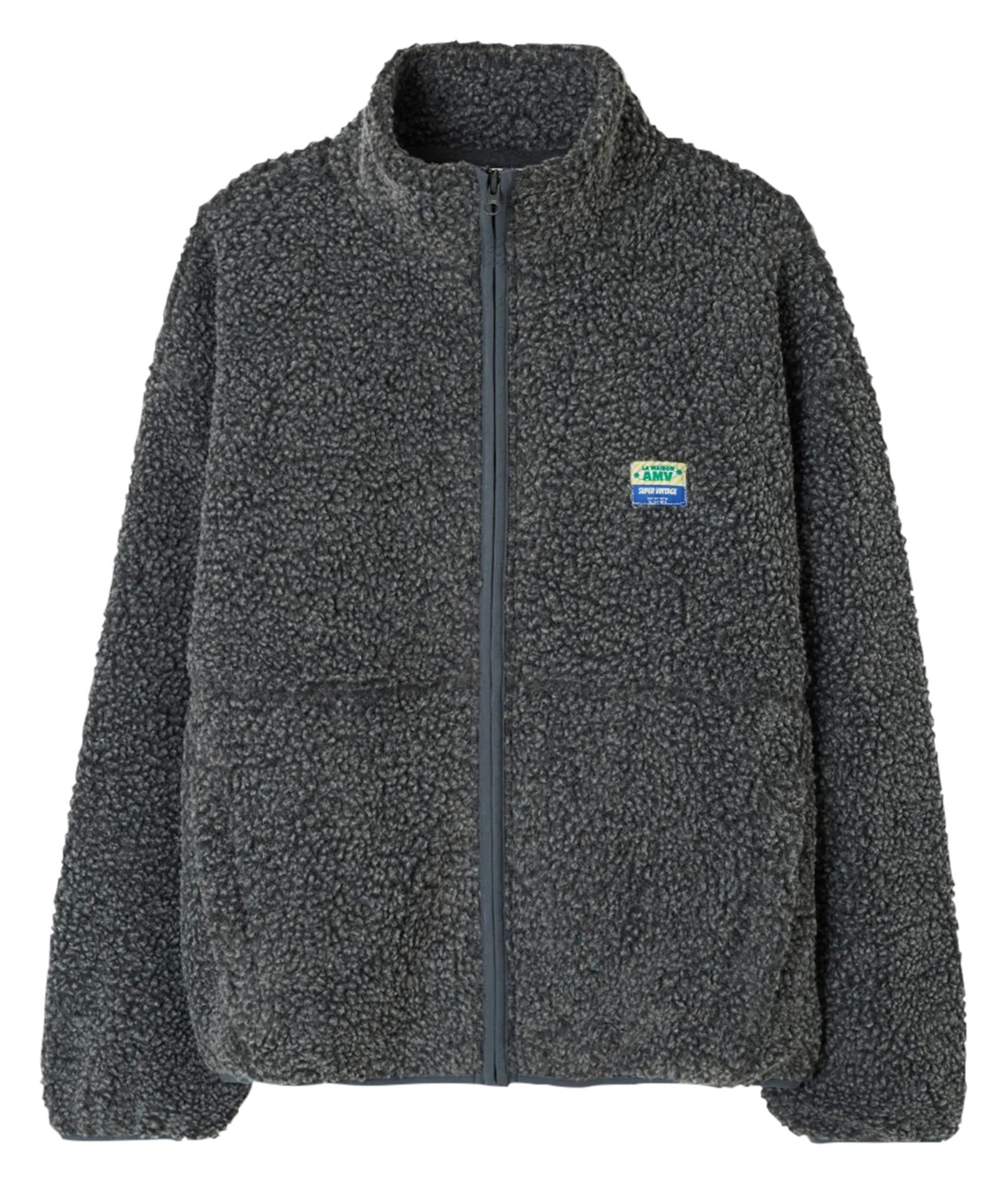 Fleecejacke mit Reißverschluss Grau HOKTOWN