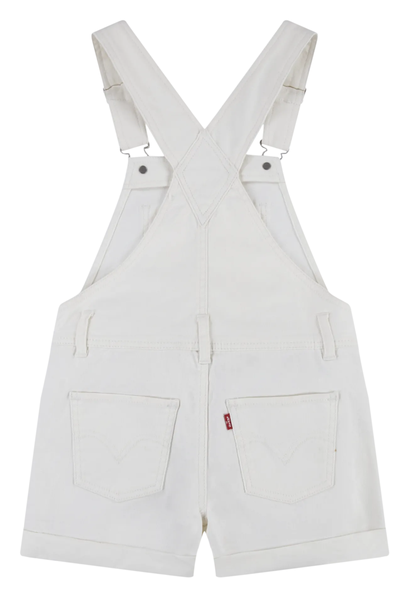 Latzhose aus Baumwoll-Mix Weiss