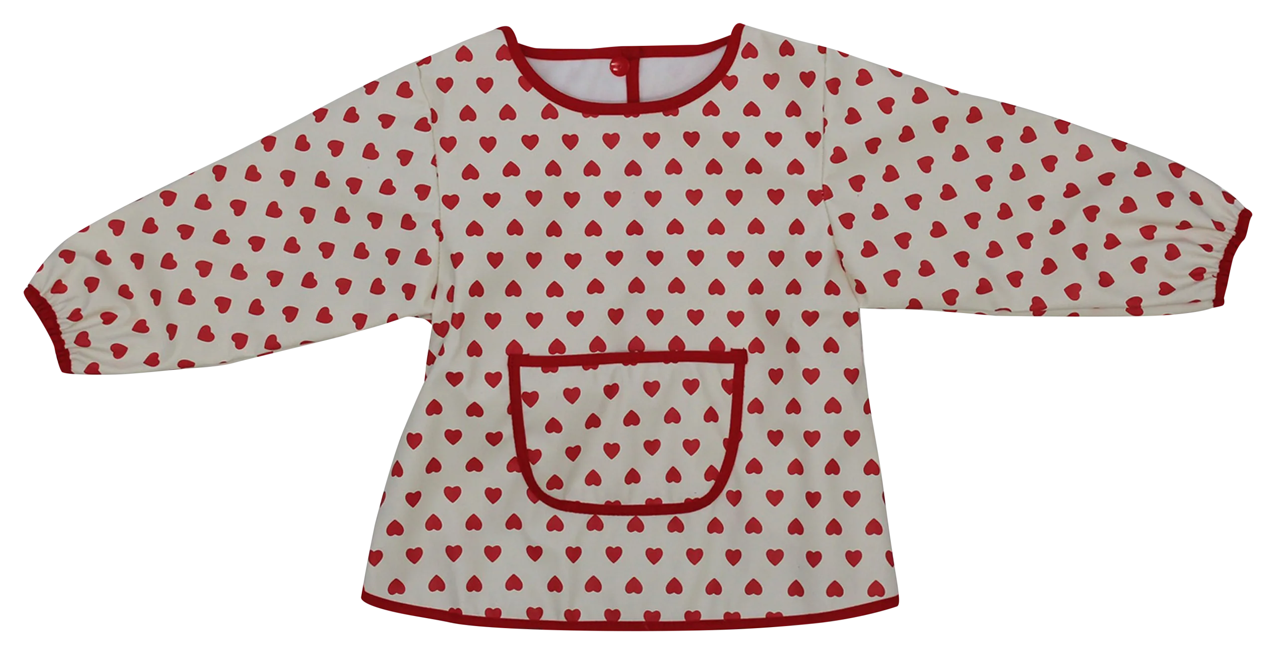 Bedruckte Schürze Rot