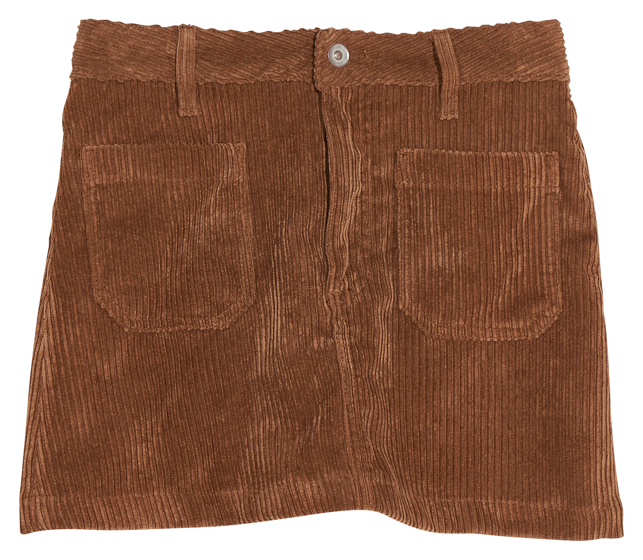 Kurzer Cordrock Braun PUK
