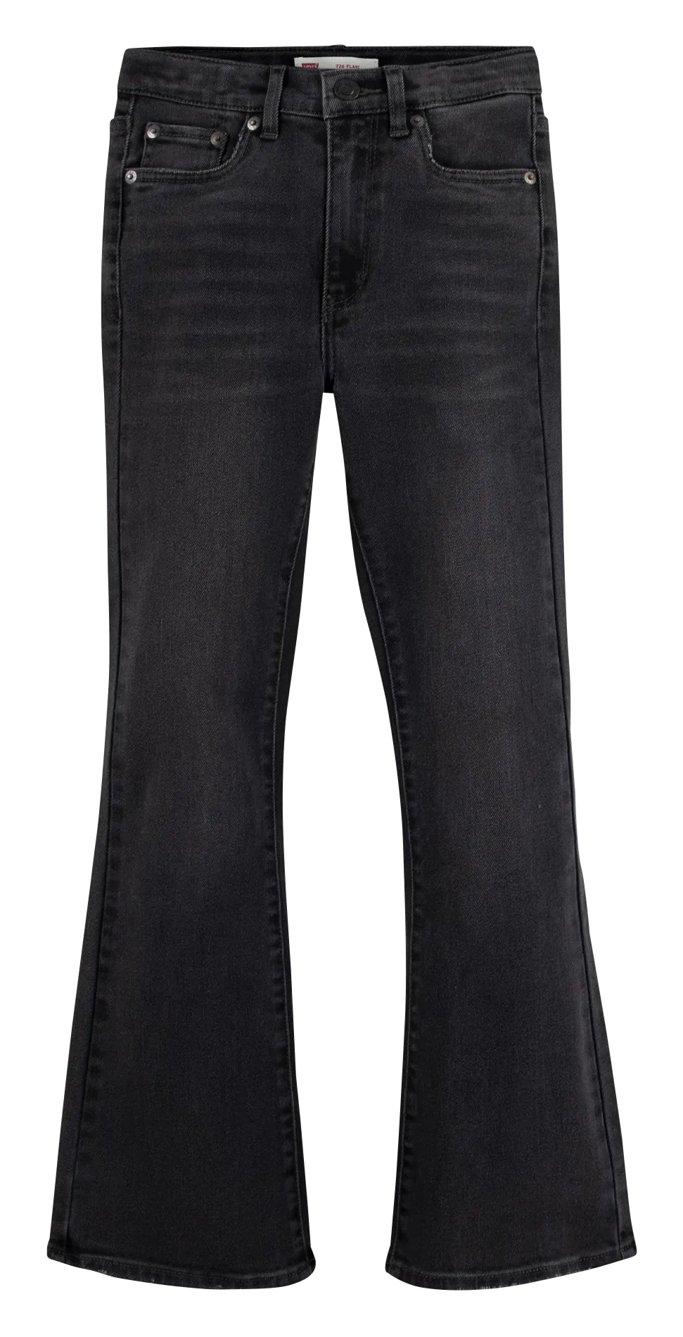 Flared Jeans aus Denim in Stone-Washed-Optik Schwarz 726 HIGH RISE FLARE JEAN