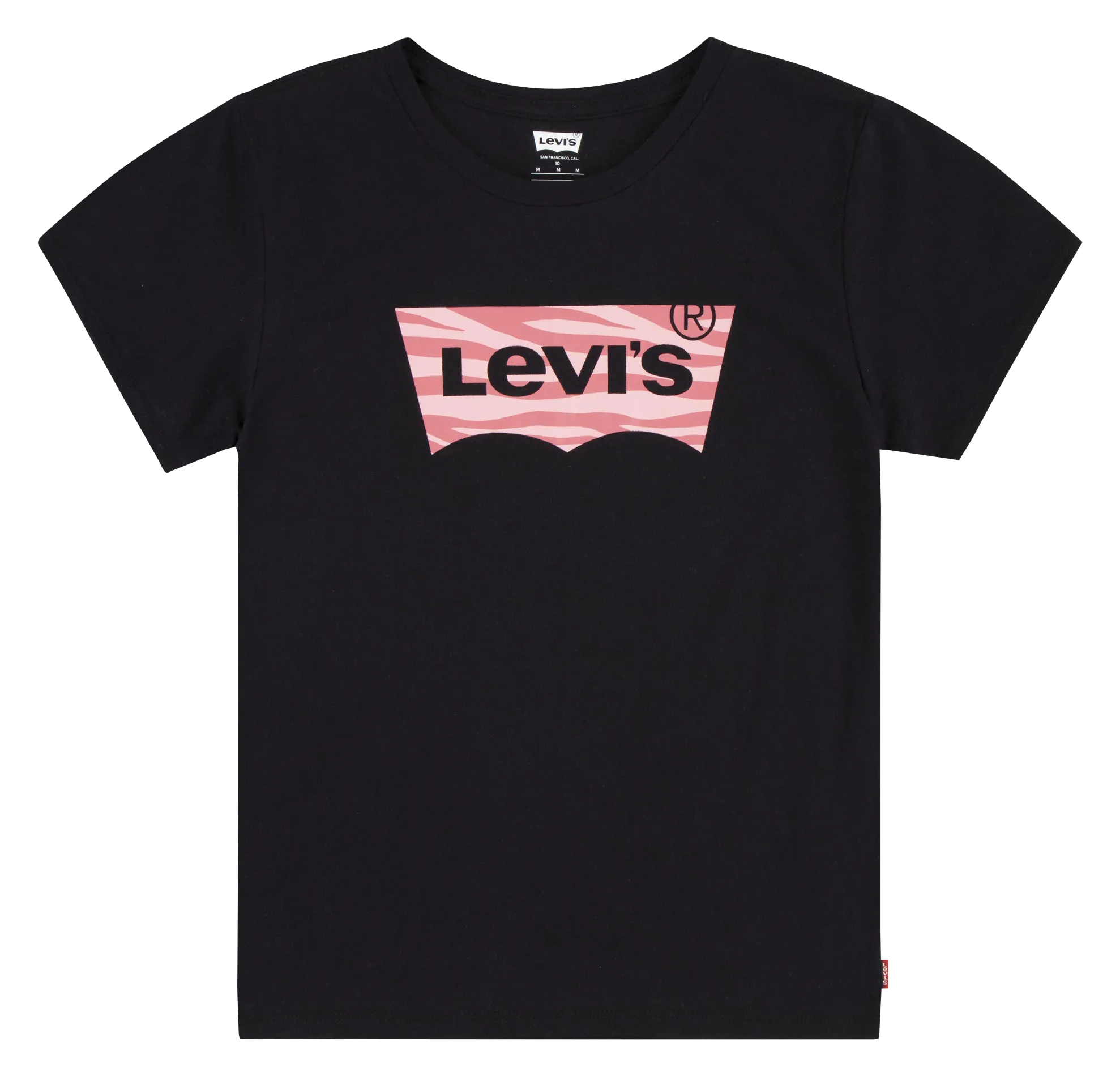 Gerade geschnittenes Rundhals-T-Shirt aus Bio-Baumwoll-Mix Grau