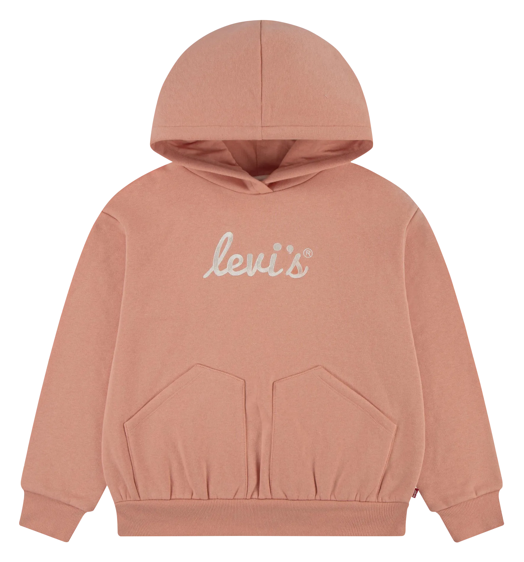 Kapuzensweatshirt aus Bio-Baumwoll-Mix Orange