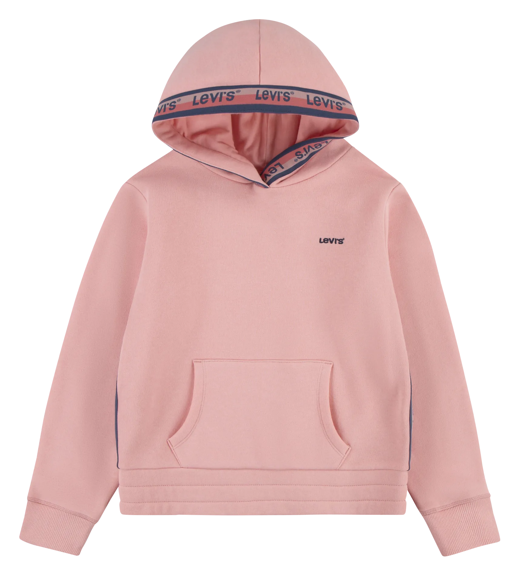 Kapuzensweatshirt aus Baumwoll-Mix Rosa