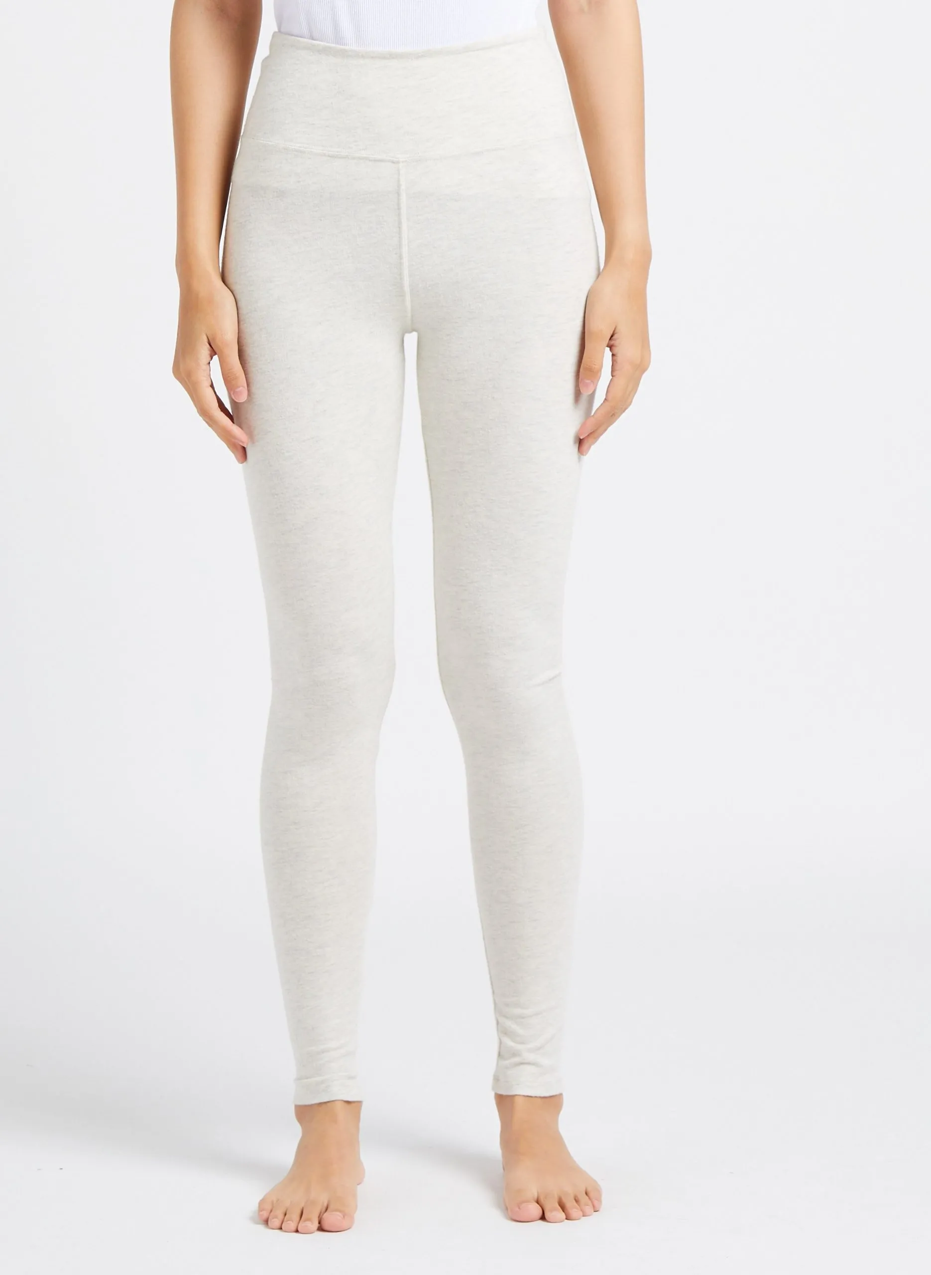 Leggings aus Baumwoll-Mix Grau YPAWOOD