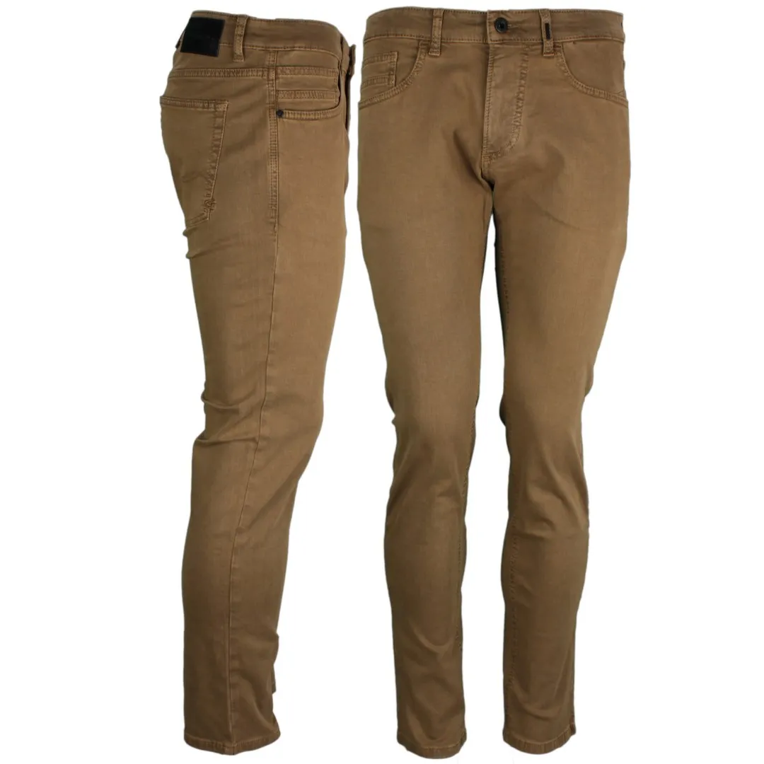 Camel active Jeans Hose Jeanshose Slim Fit Madison braun unifarben 4951 488065 22