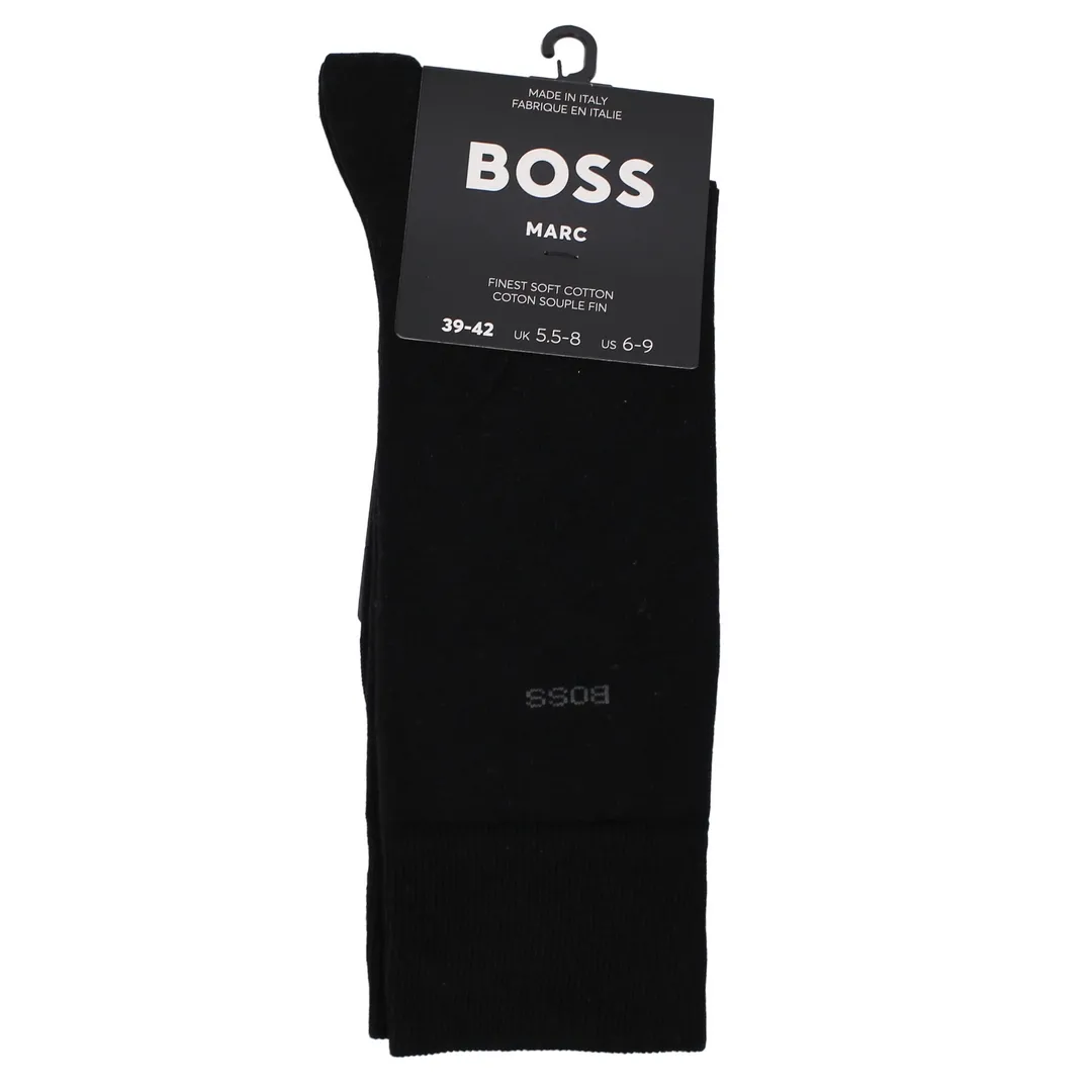 BOSS Herren Socke Marc RS CC schwarz unifarben 50469843 001 black