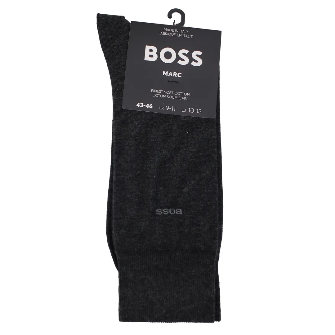 BOSS Herren Socke Marc RS CC grau unifarben 50469843 012 charcoal