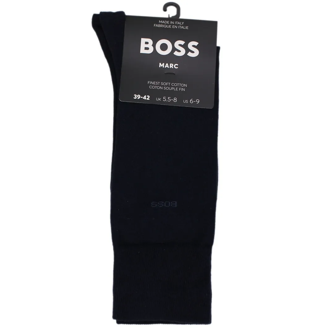 BOSS Herren Socke Marc RS CC blau unifarben 50469843 401 dark blue
