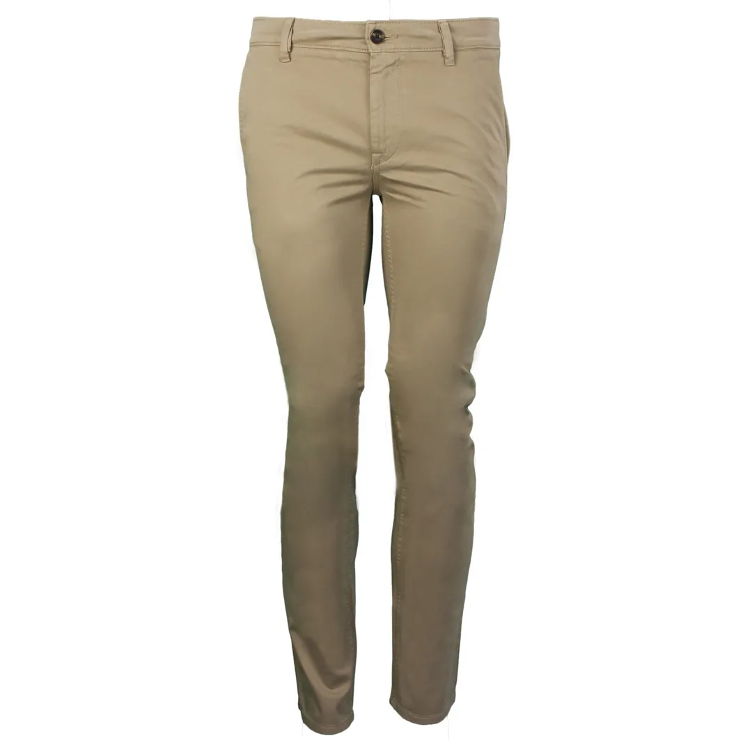 BOSS Herren Schino Hose Slim beige unifarben 50470813 239 light pastel brown