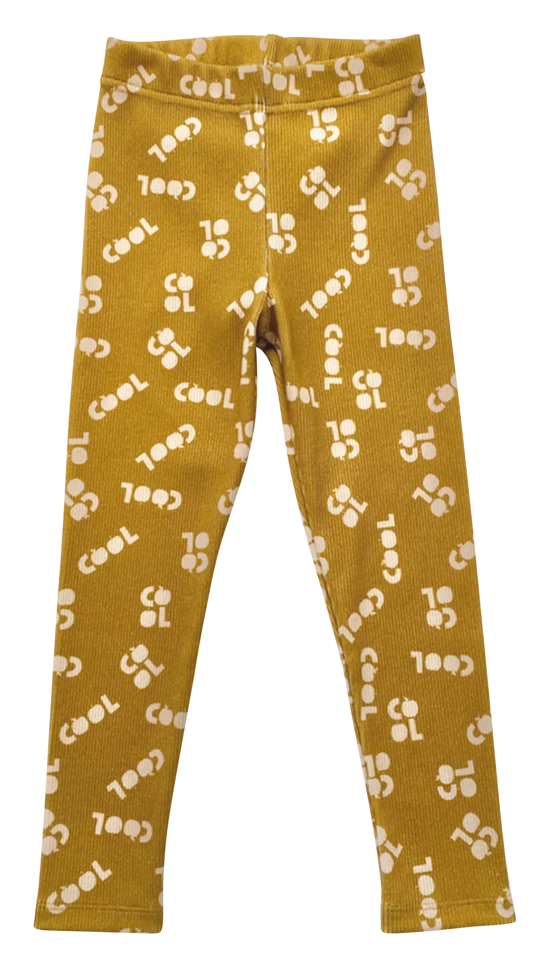 Baumwoll-Leggings mit Print Braun JAYA