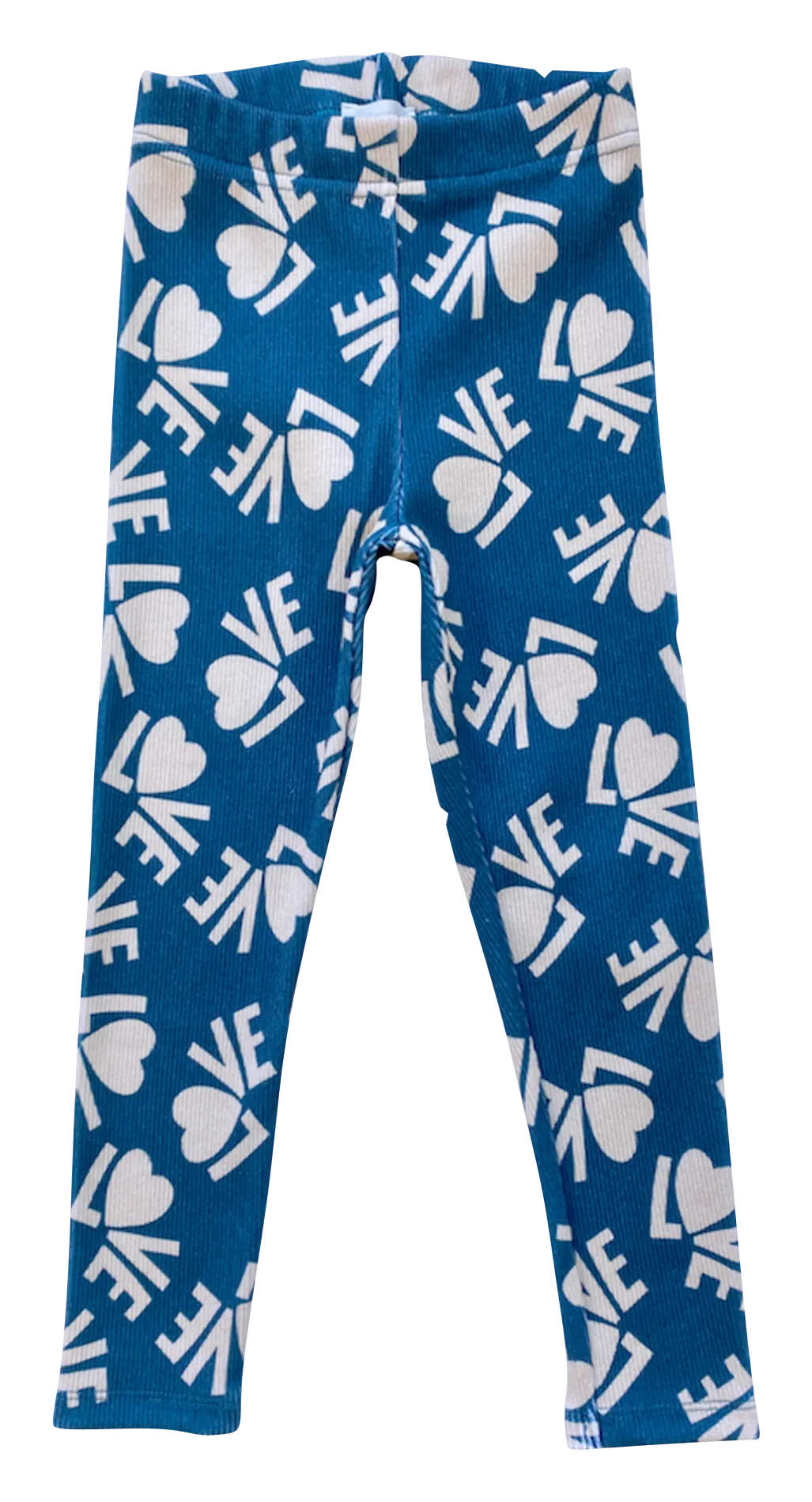 Baumwoll-Leggings mit Print Blau JAYA