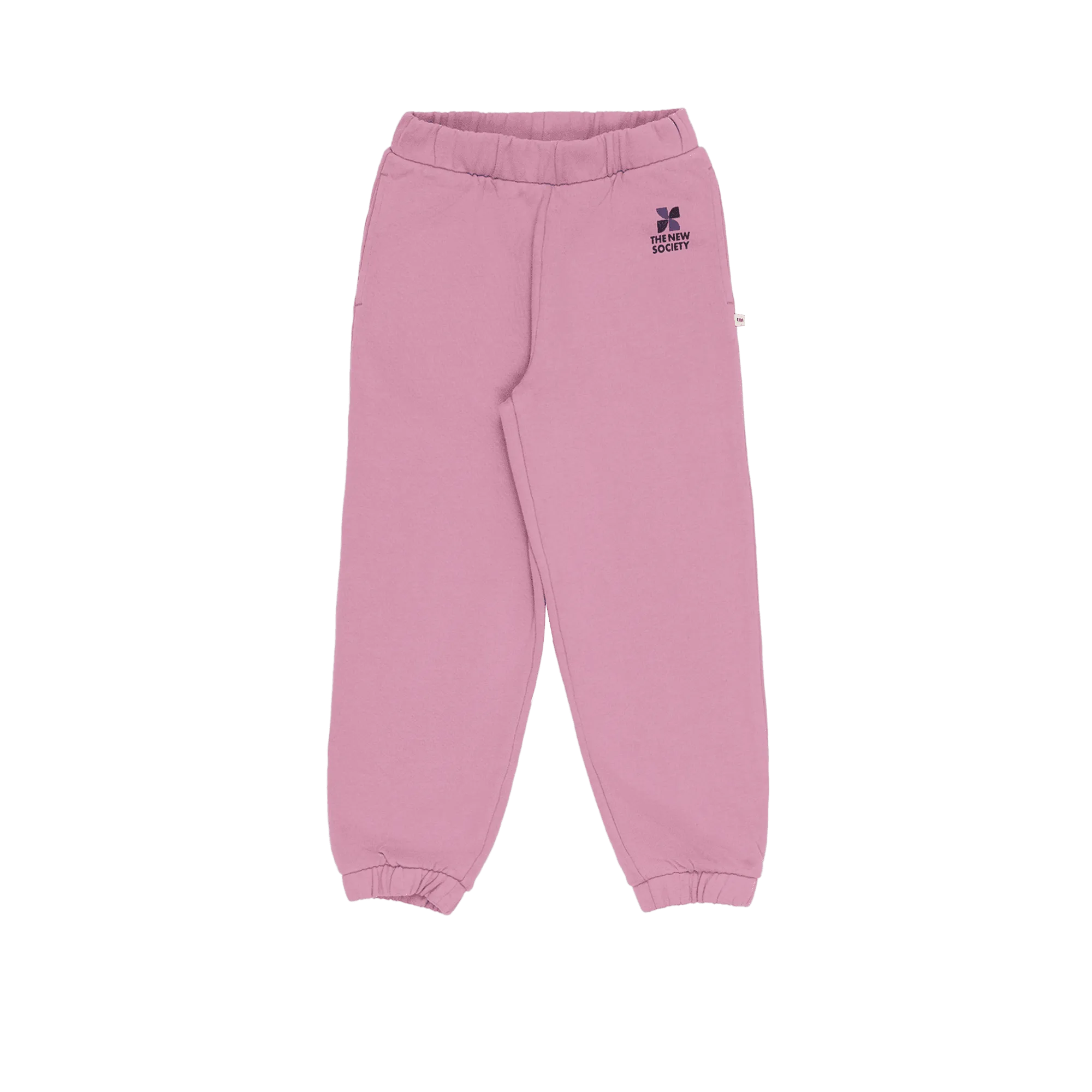 Jogginghose aus Baumwolle mit Siebdruck Rosa AMARA