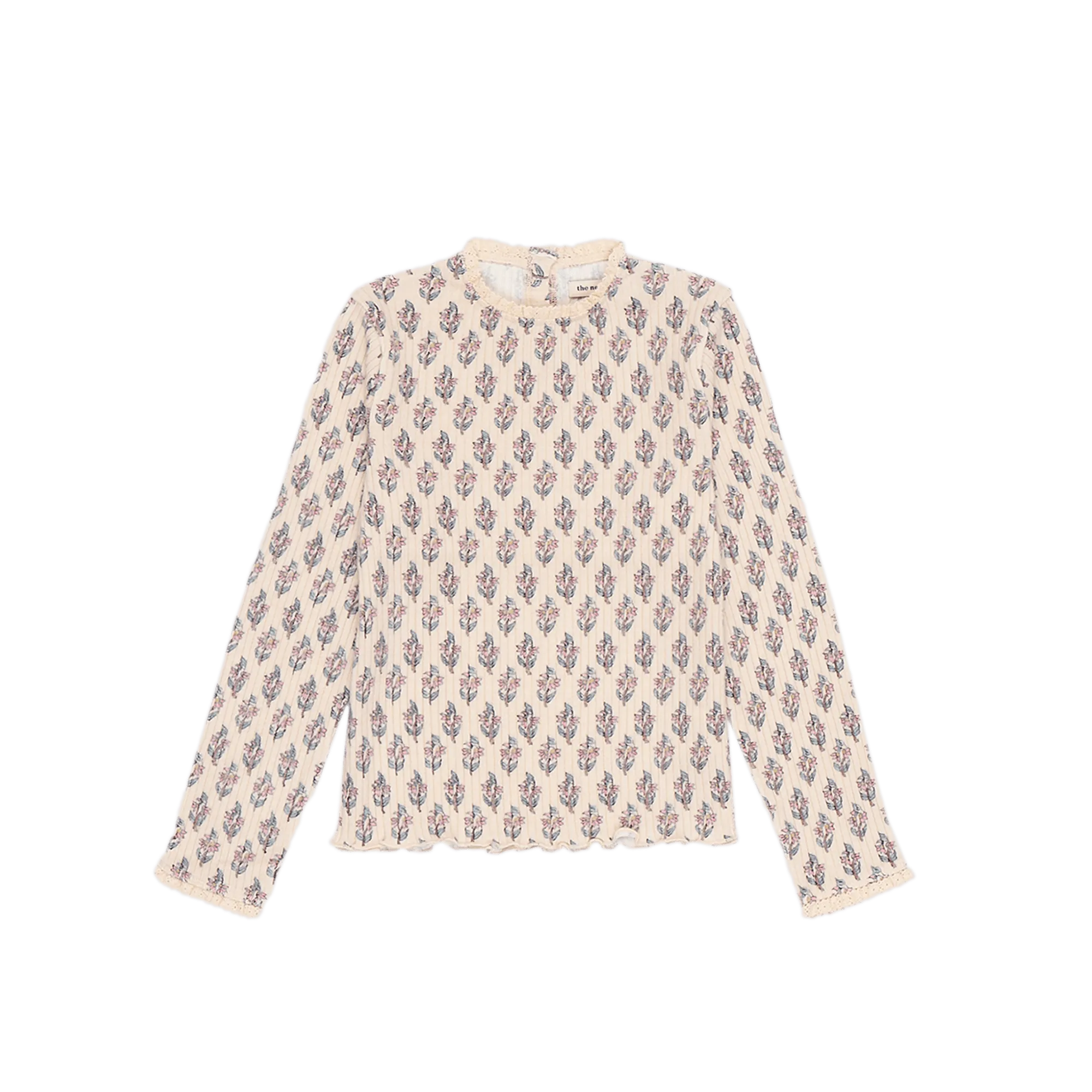 Rundhals-T-Shirt aus Baumwolle mit Print Rosa BETSY