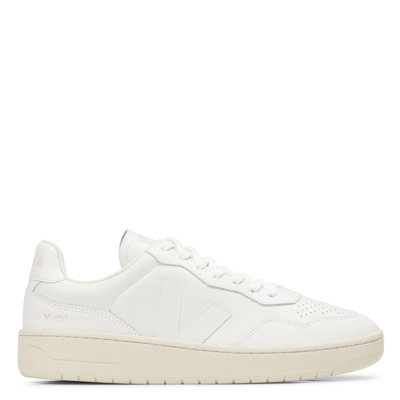 Niedrige Ledersneaker Mehrfarbig V-90