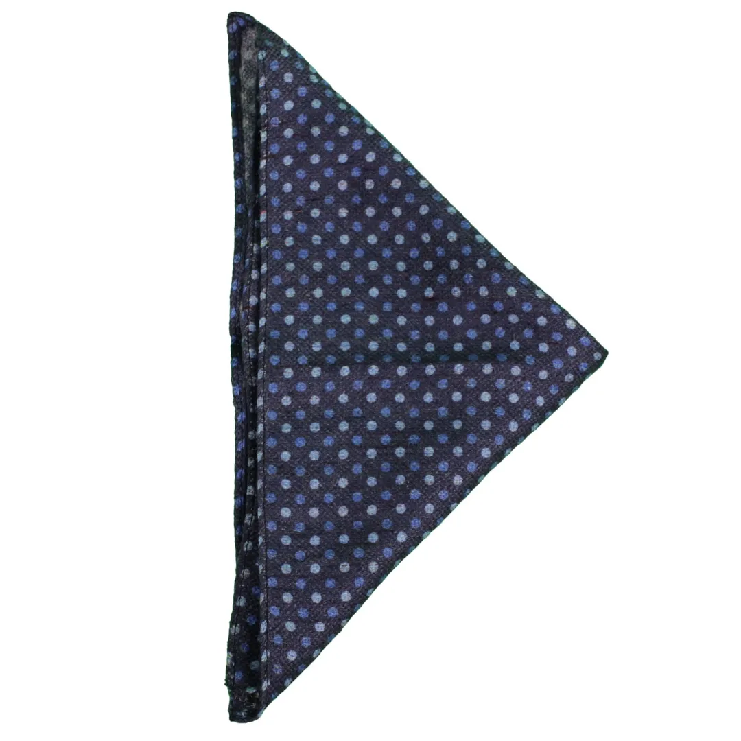 Ploenes Herren Einstecktuch blau gepunktet 5454t02317 10195 023