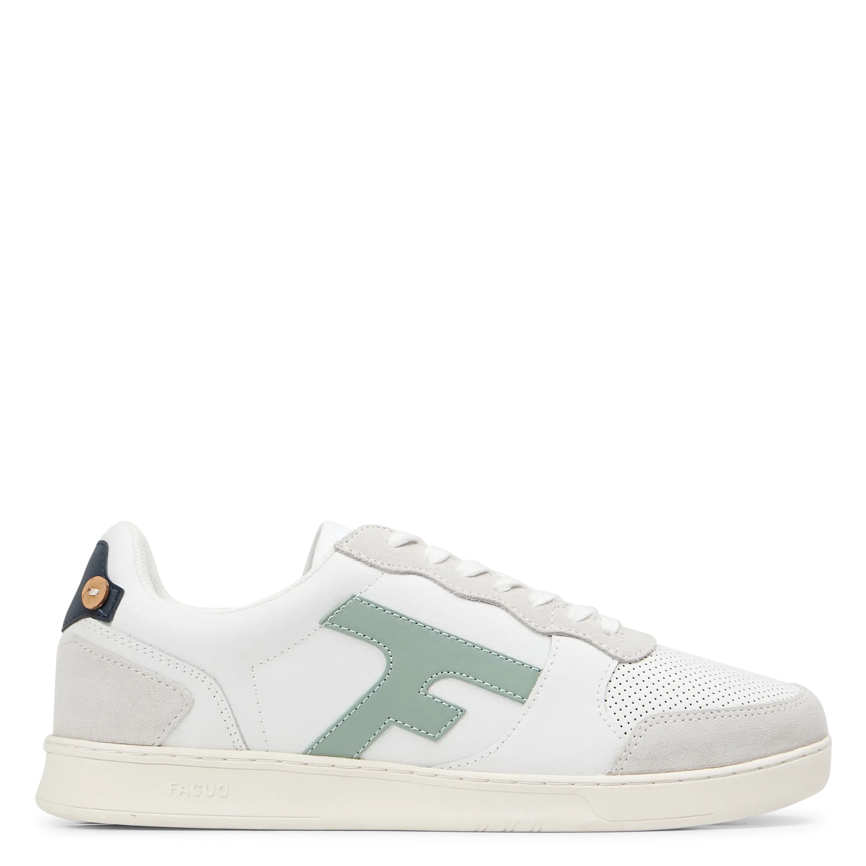 Niedrige Ledersneaker Weiss HAZEL