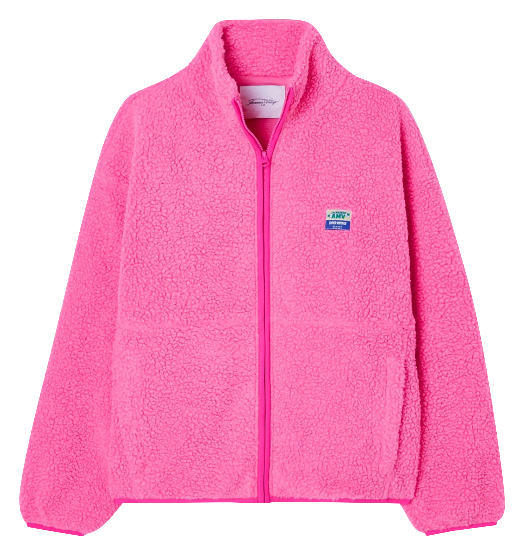 Fleecejacke mit Reißverschluss Rosa HOKTOWN