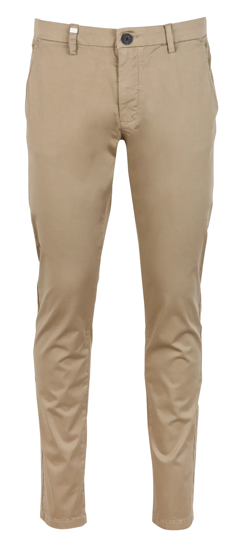 Chinohose aus Stretch-Baumwolle Beige