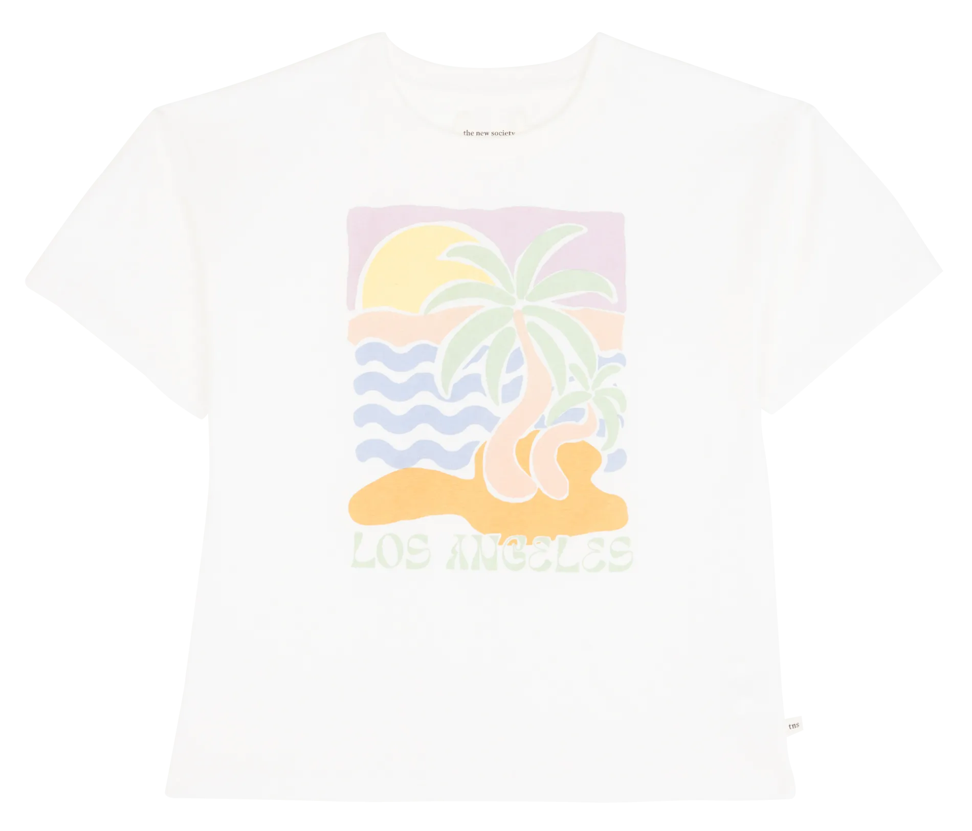 Bedrucktes Baumwoll-T-Shirt Weiss PARAMOUNT