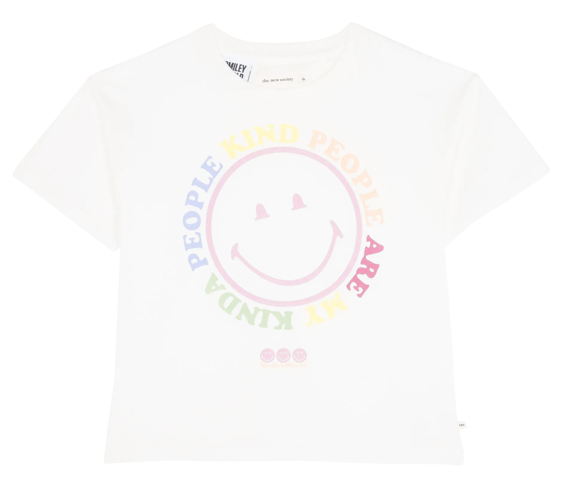 Baumwoll-T-Shirt mit Print Weiss ROLLING