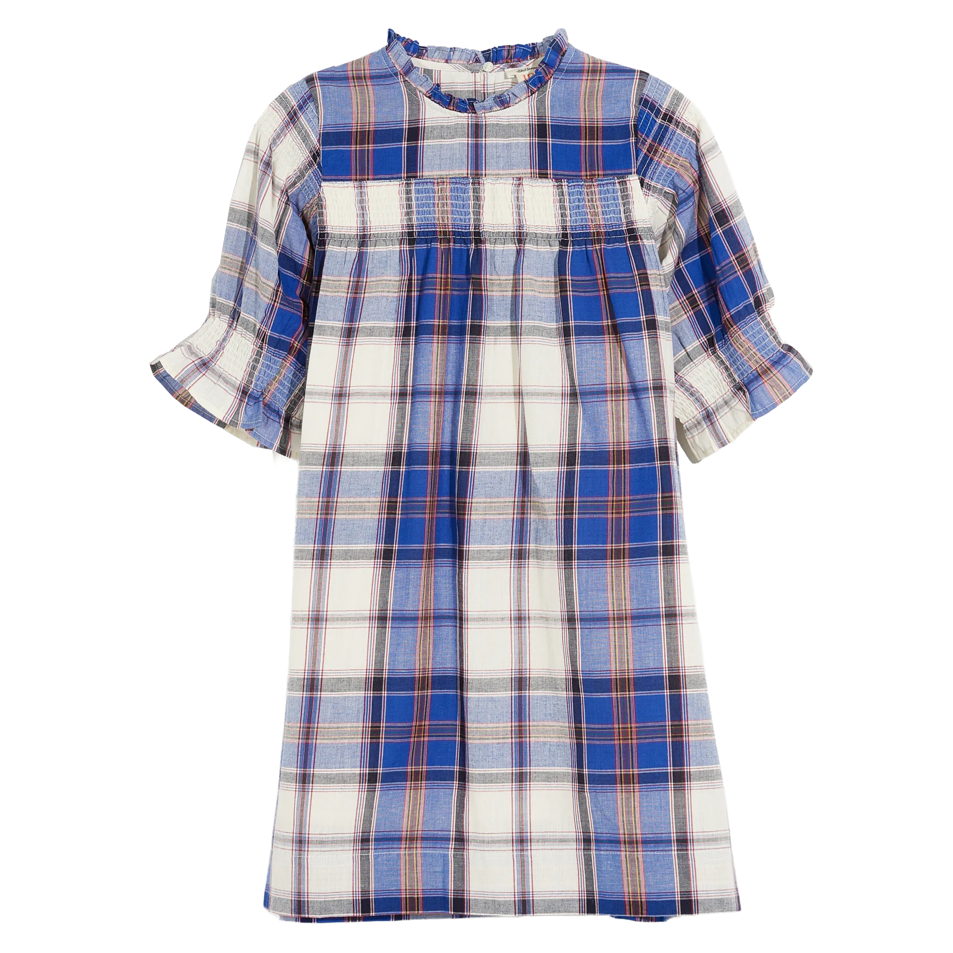 Babydoll-Kleid aus Baumwolle Schwarz HEDERA