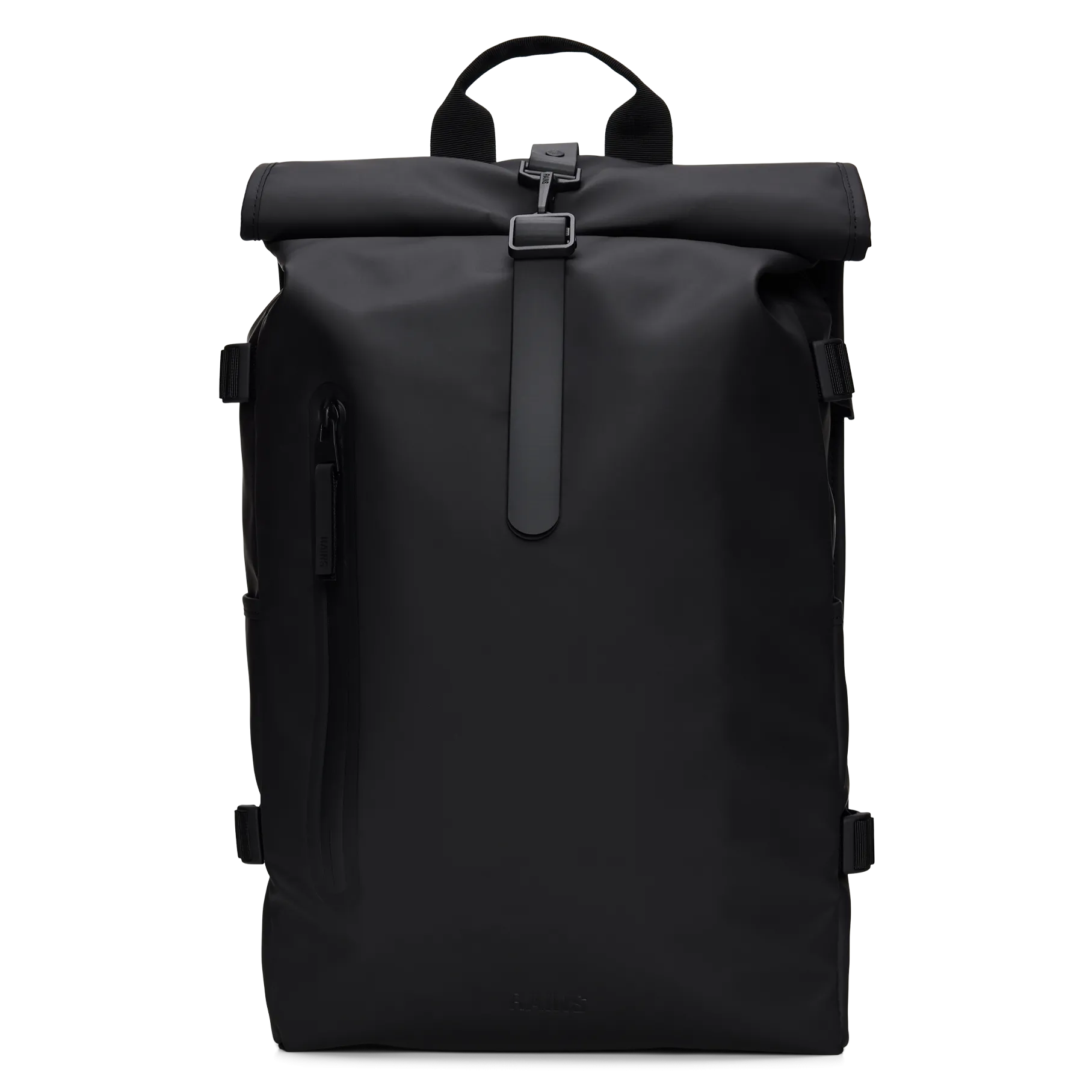 Wasserdichter Rolltop-Rucksack Schwarz