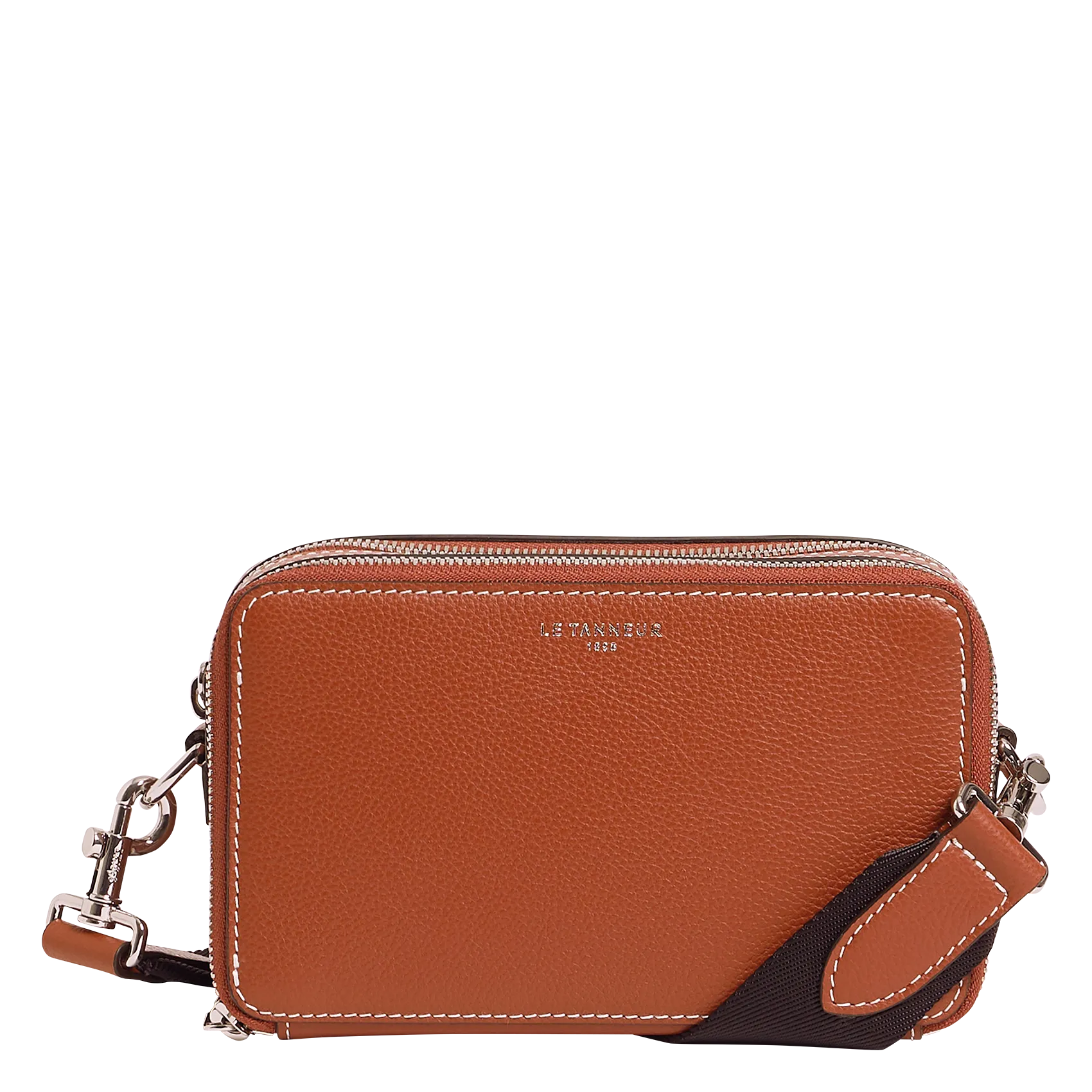 Brieftasche aus Leder Braun EMILE