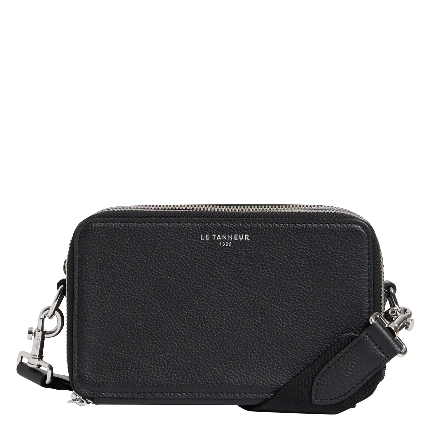 Brieftasche aus Leder Schwarz EMILE