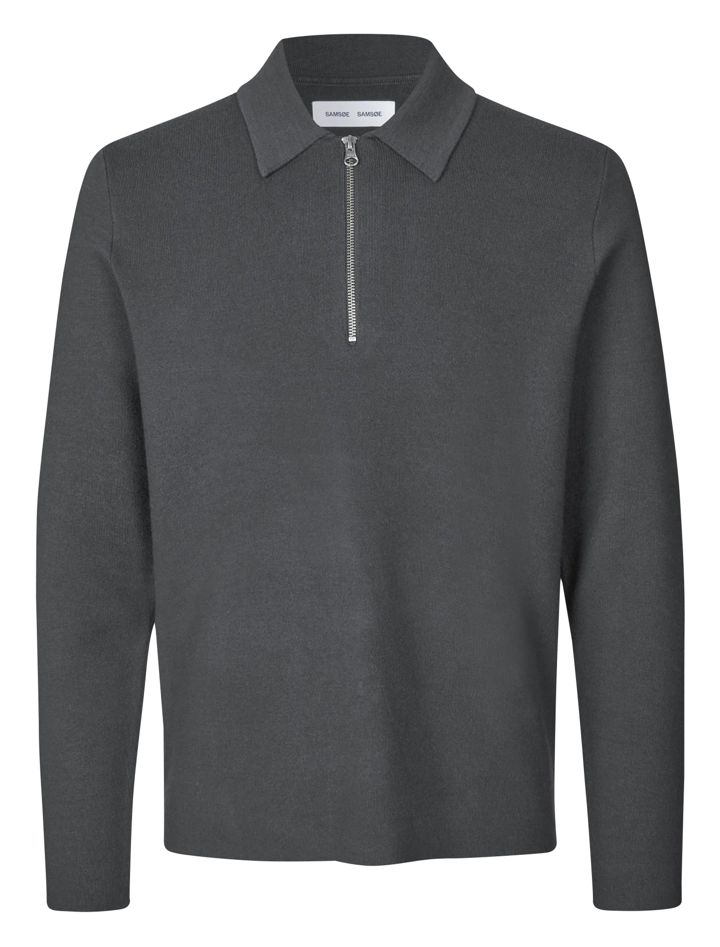 Sweatshirt mit klassischem Kragen Grau GUNA