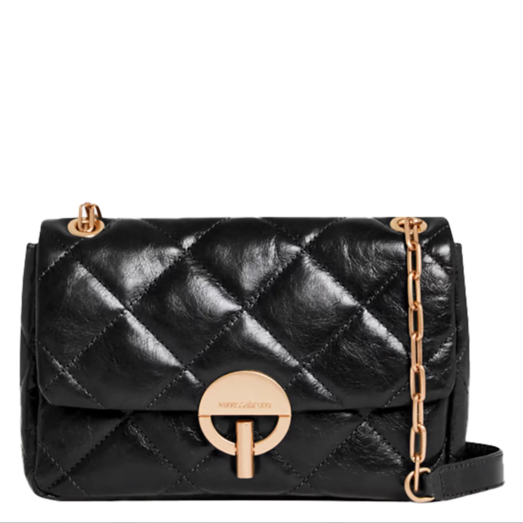 Brieftasche aus Leder Schwarz MOON L