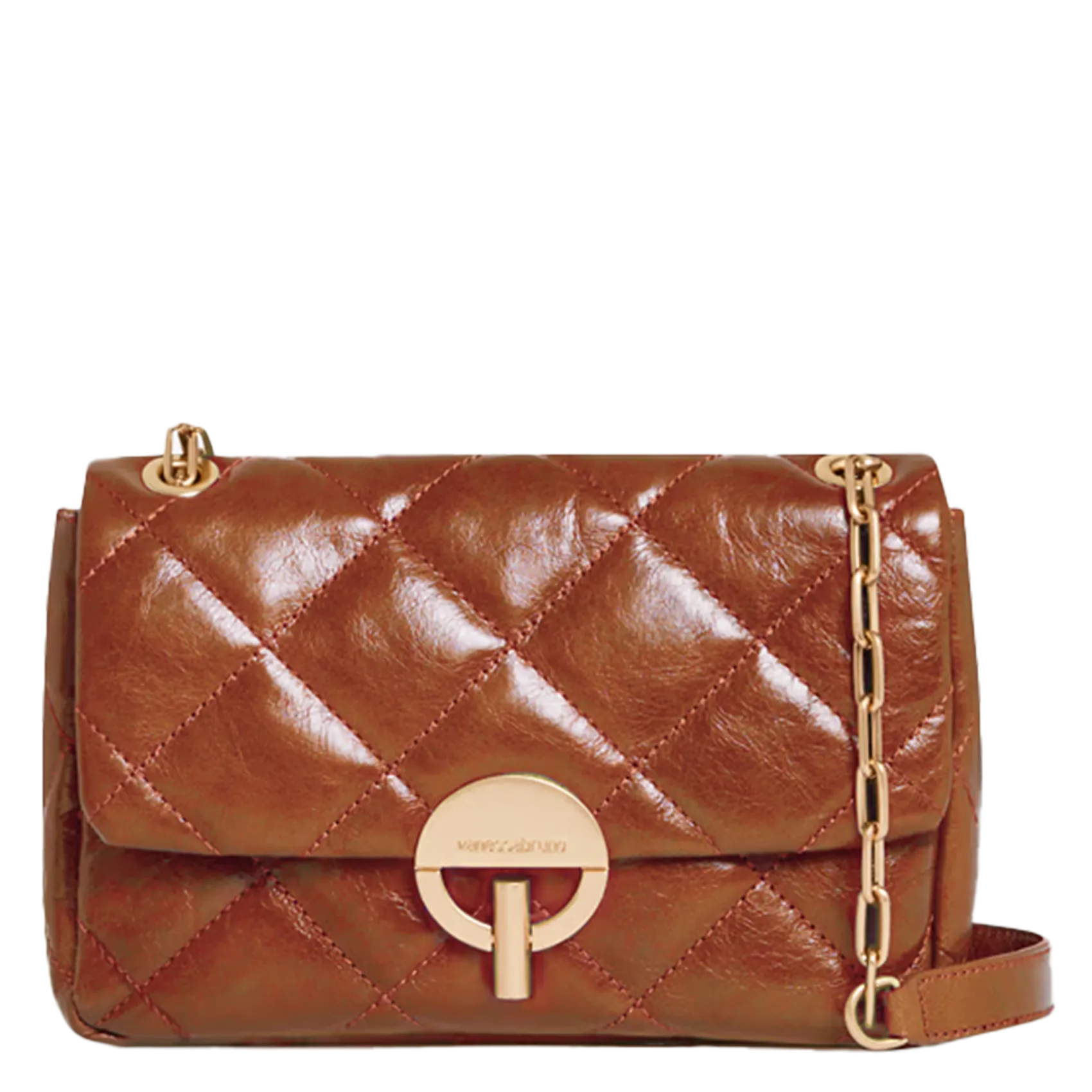 Brieftasche aus Leder Braun MOON L