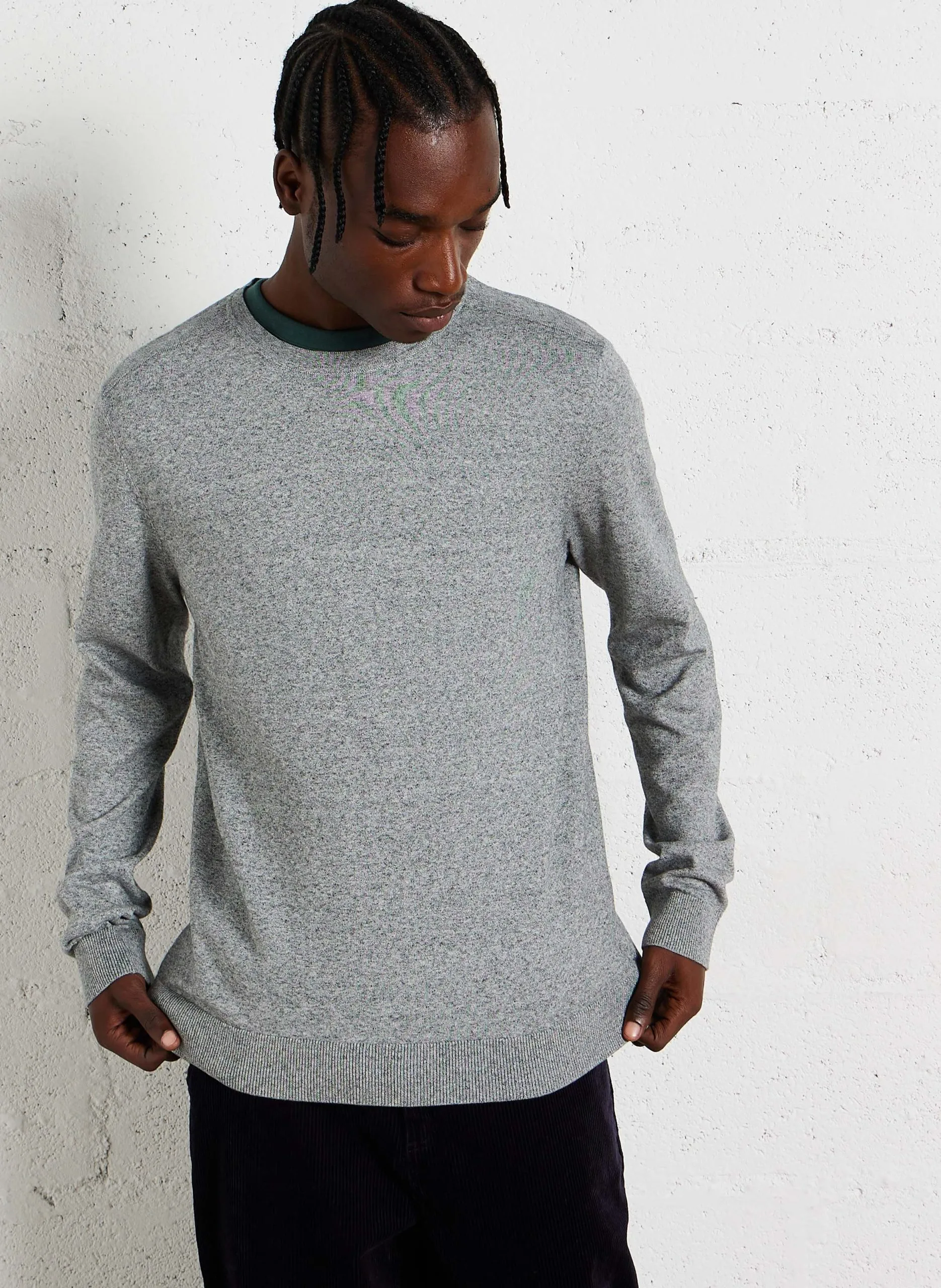 Baumwollpullover Grau