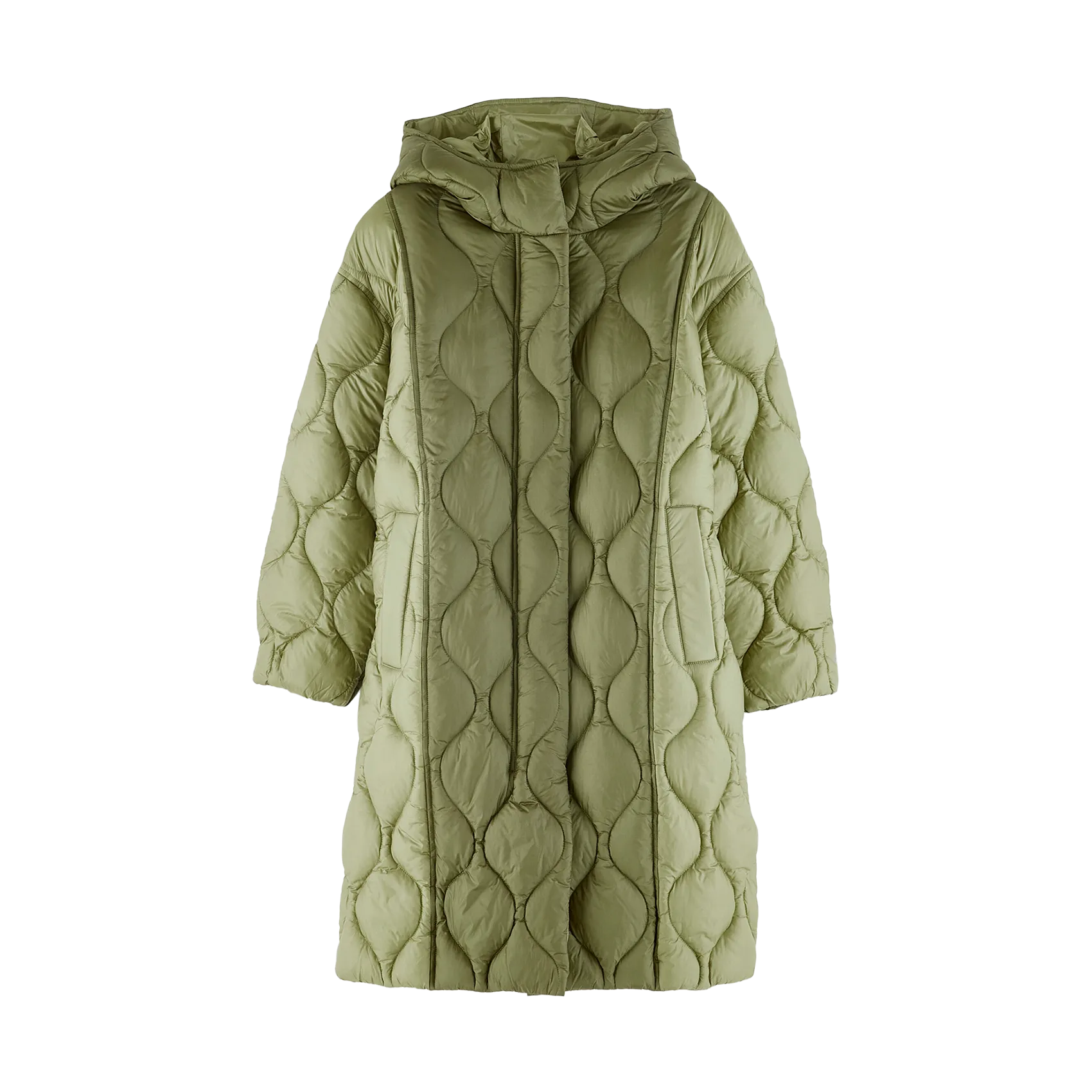 Oversize-Daunenjacke Khaki HARPERS