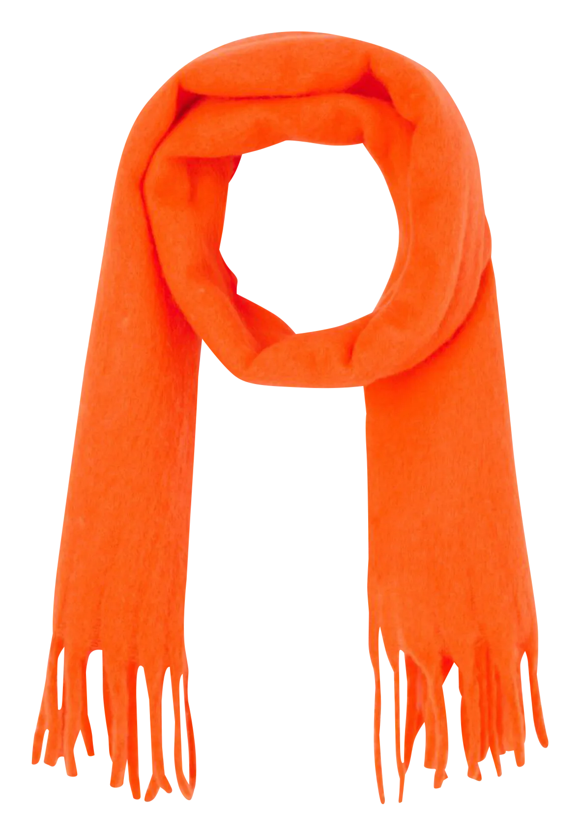 Fransenschal Orange ZINACO