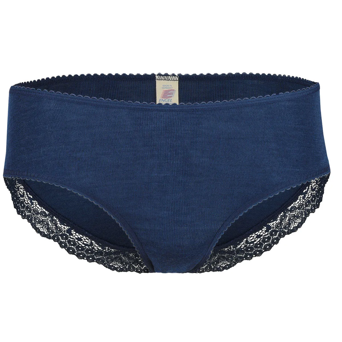 Engel Natur Damen-Pants mit Spitze Wolle Seide