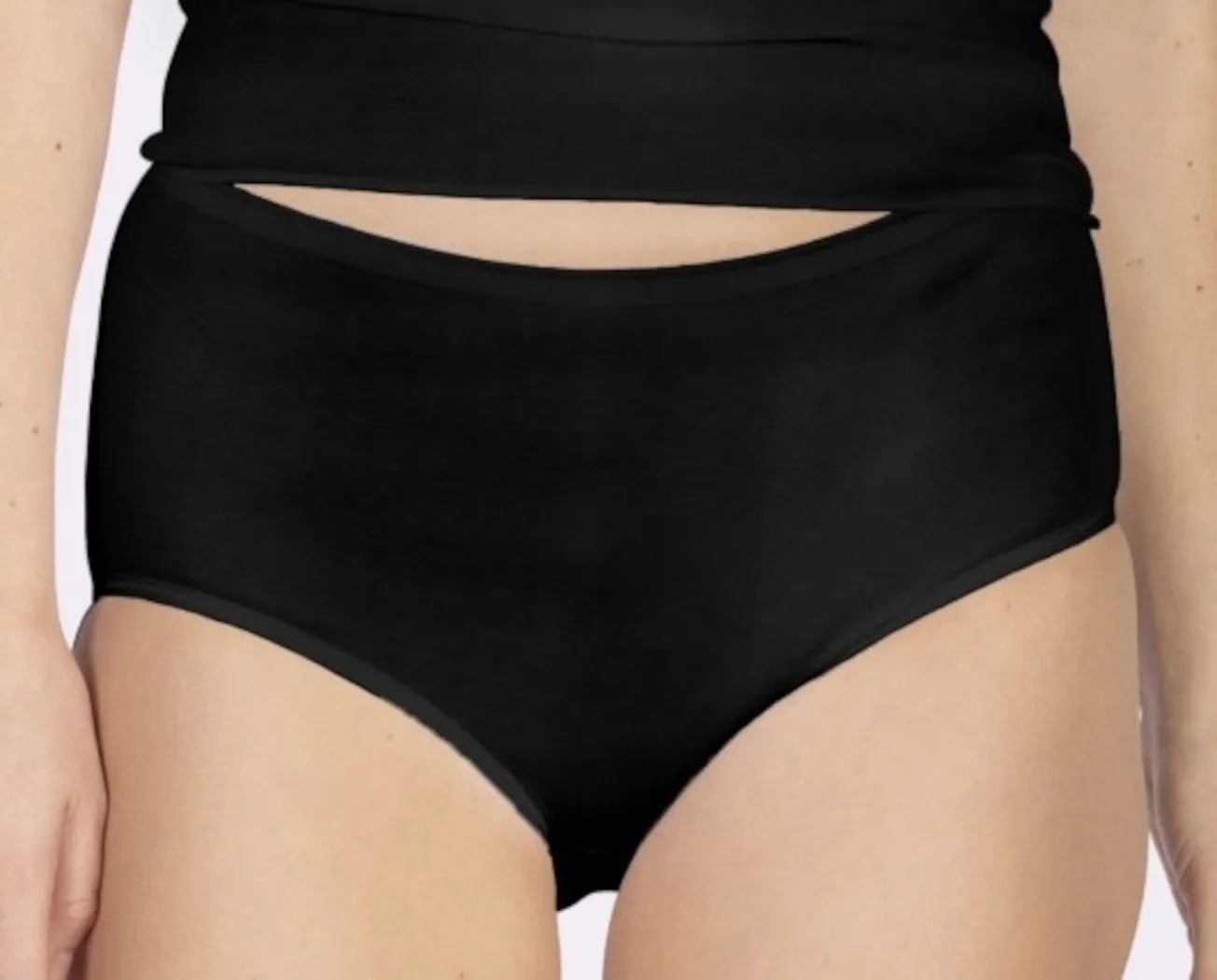 3er-Pack Nina von C. Serie Fine Cotton Damen Taillenslip