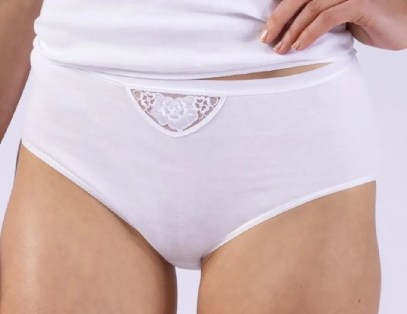 2er-Pack Nina von C. Serie Fine Cotton Damen Taillenslip