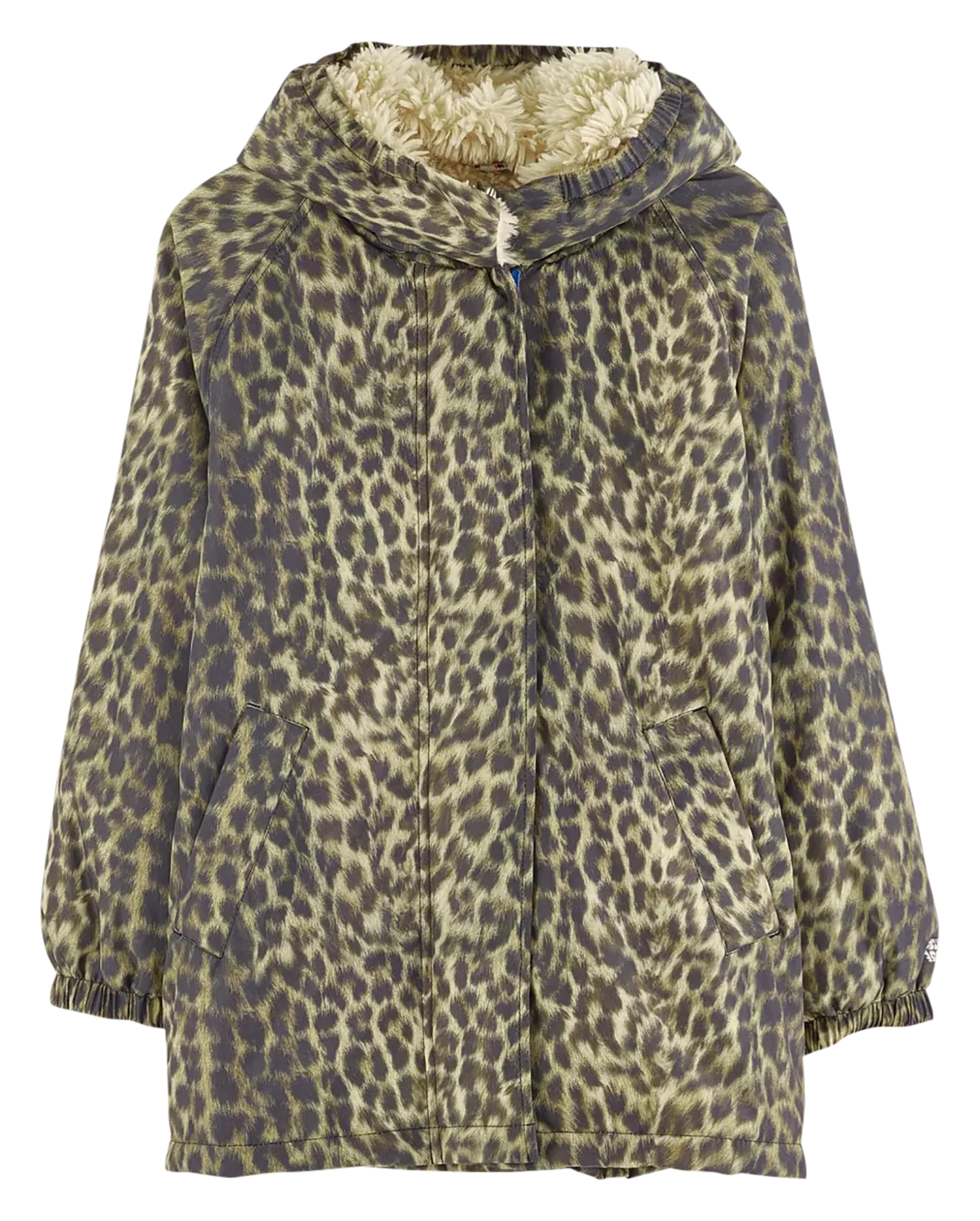 Brossard - Langer Kapuzenparka mit Grafikdruck Mehrfarbig HARBOR