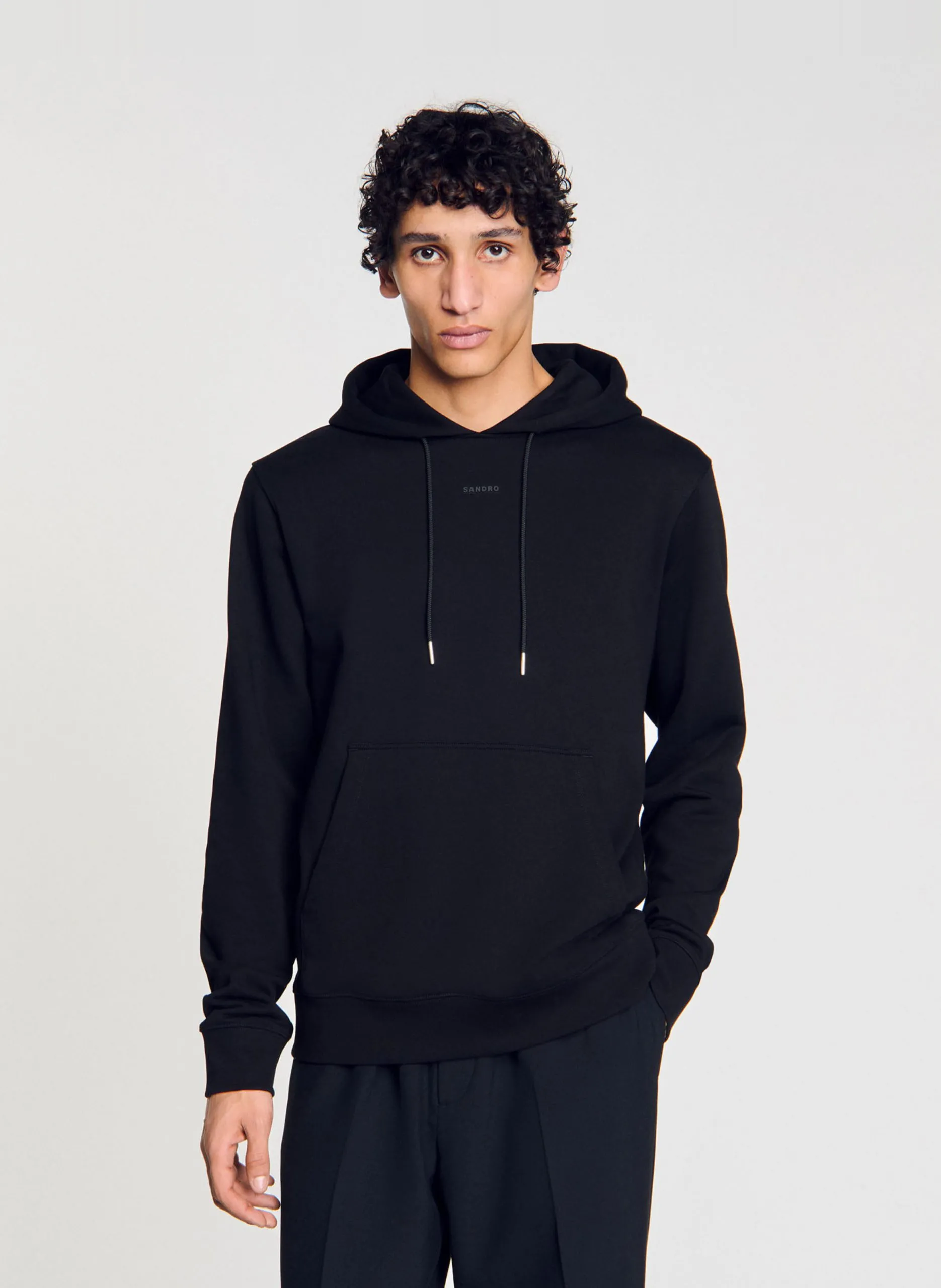 Poloshirt aus Baumwolle, Regular Fit Schwarz