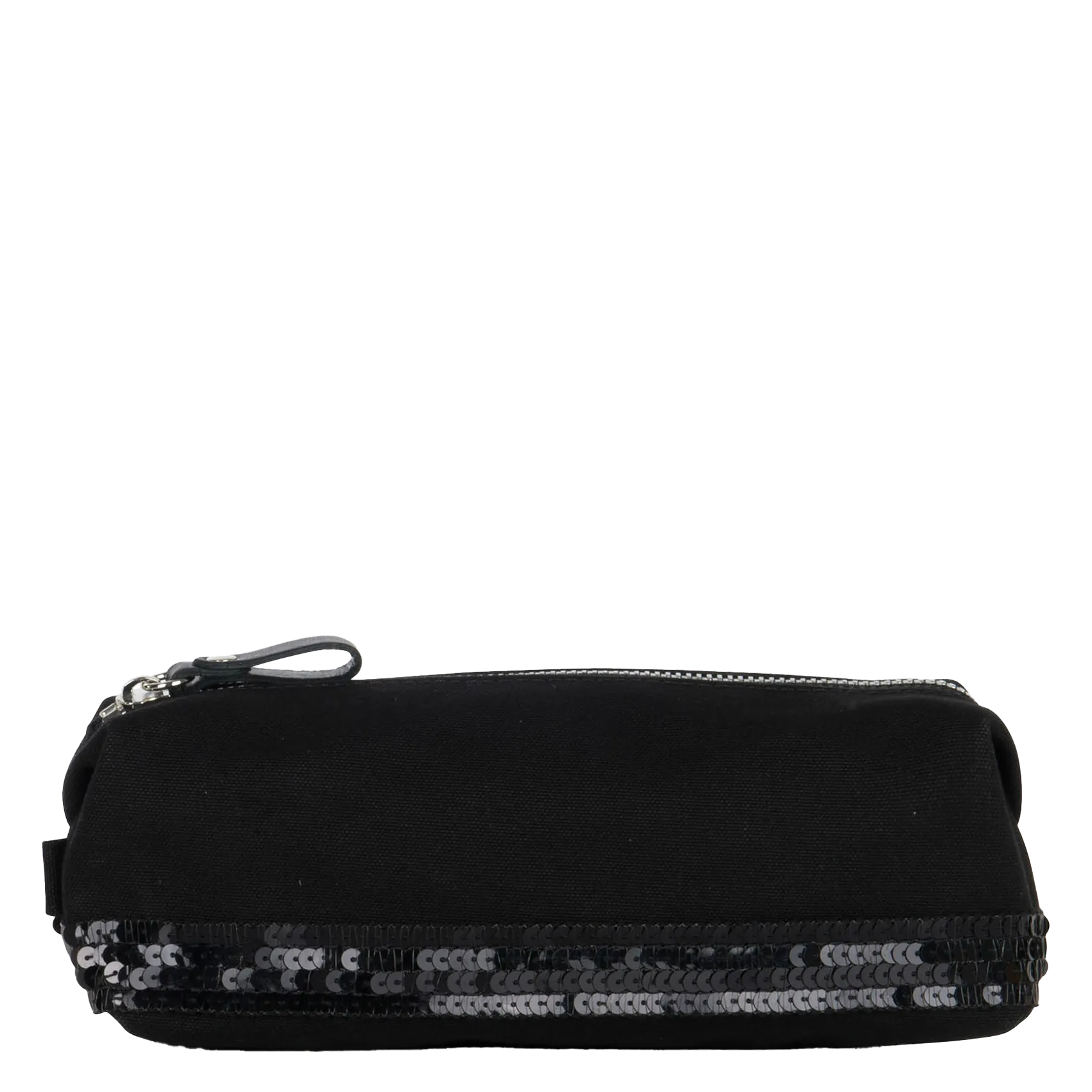 Mäppchen mit Paillettenband Schwarz