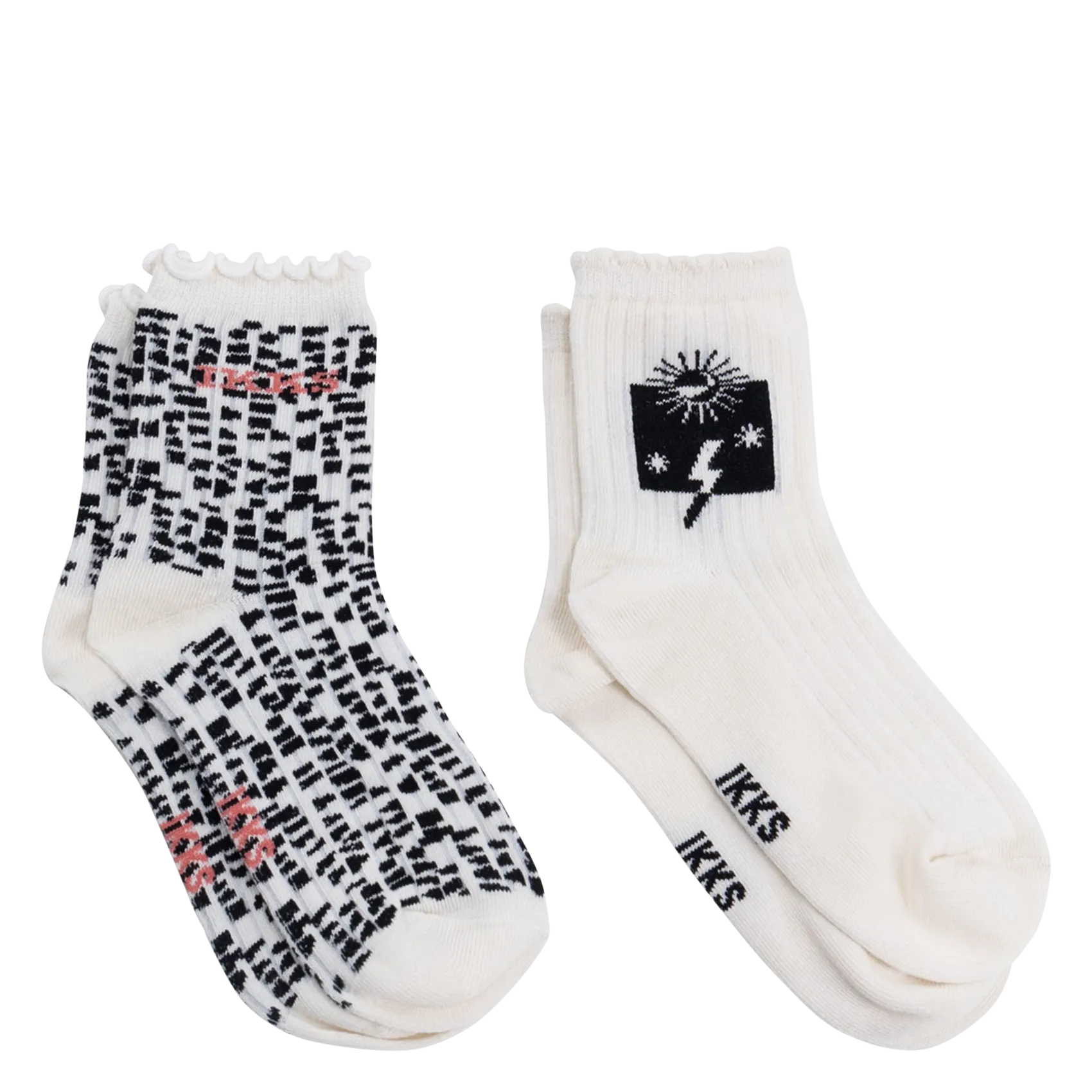 2er-Pack Socken Weiss