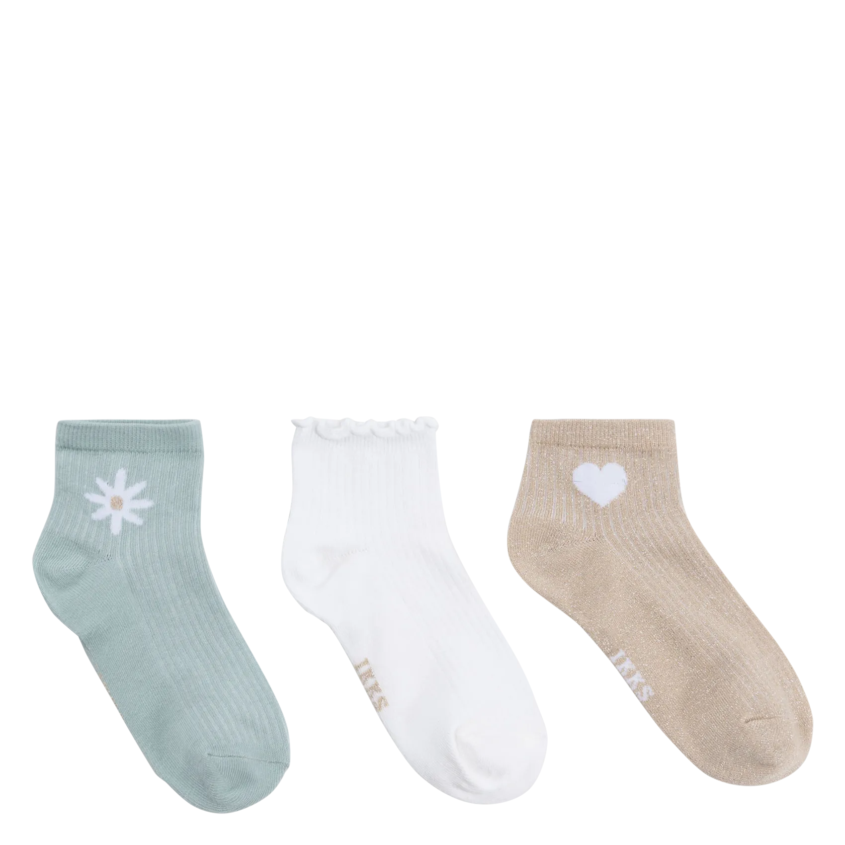 3er-Pack Socken Weiss