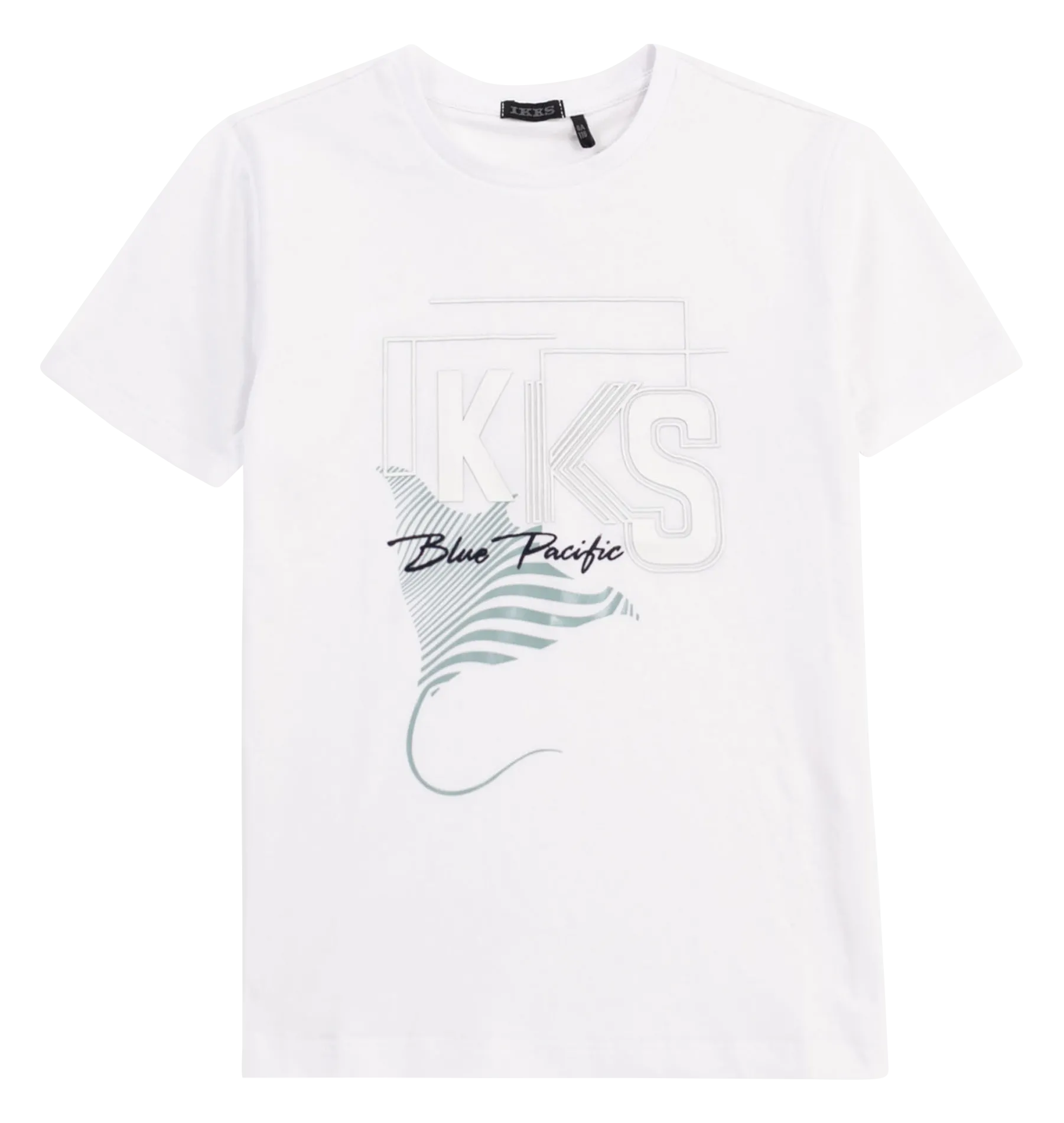 Bedrucktes T-Shirt aus Bio-Baumwolle Weiss