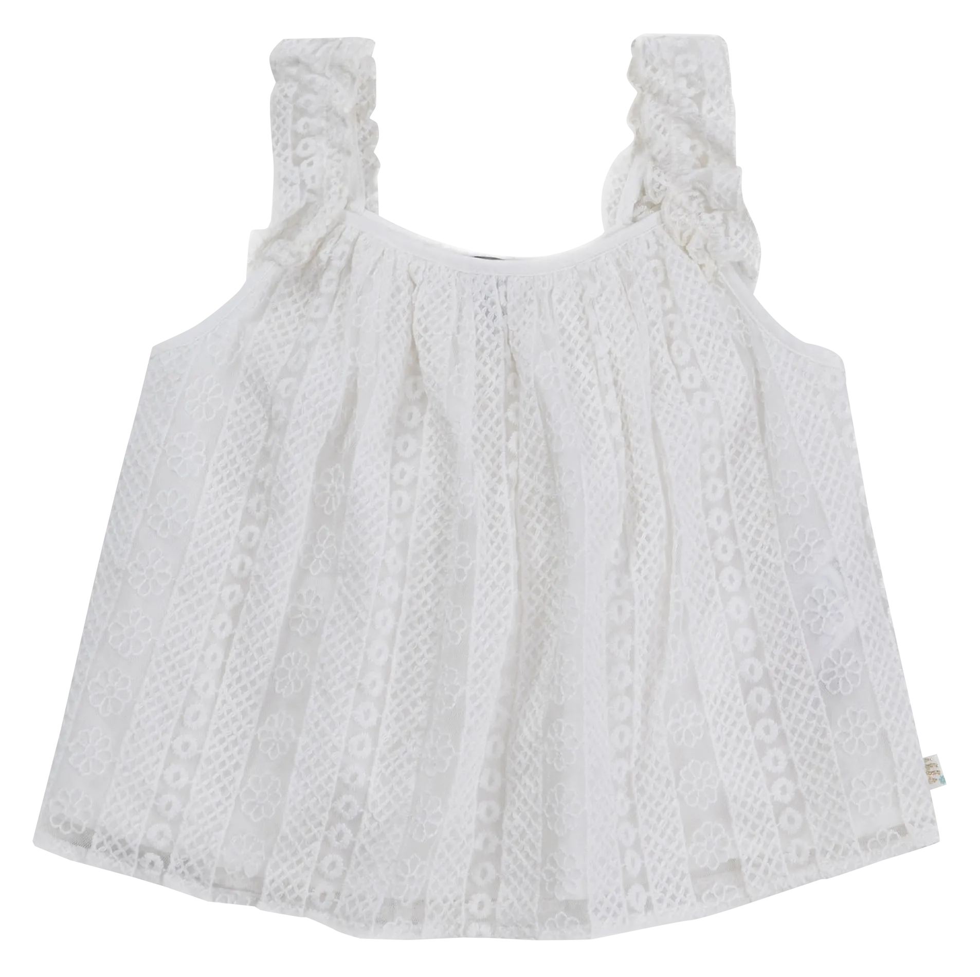 Oversize-Oberteil Weiss